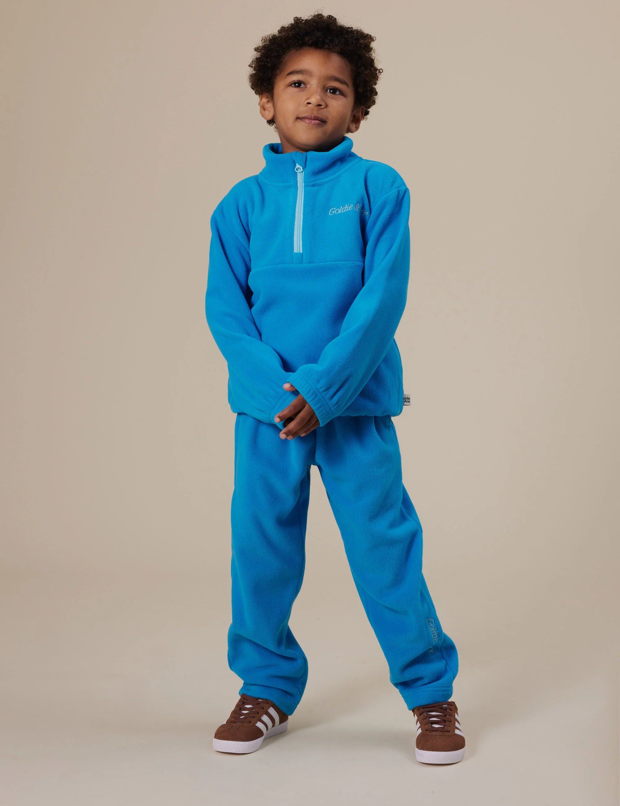 Goldie + Ace Bobbi Polar Fleece Sweater Lake - Image 6
