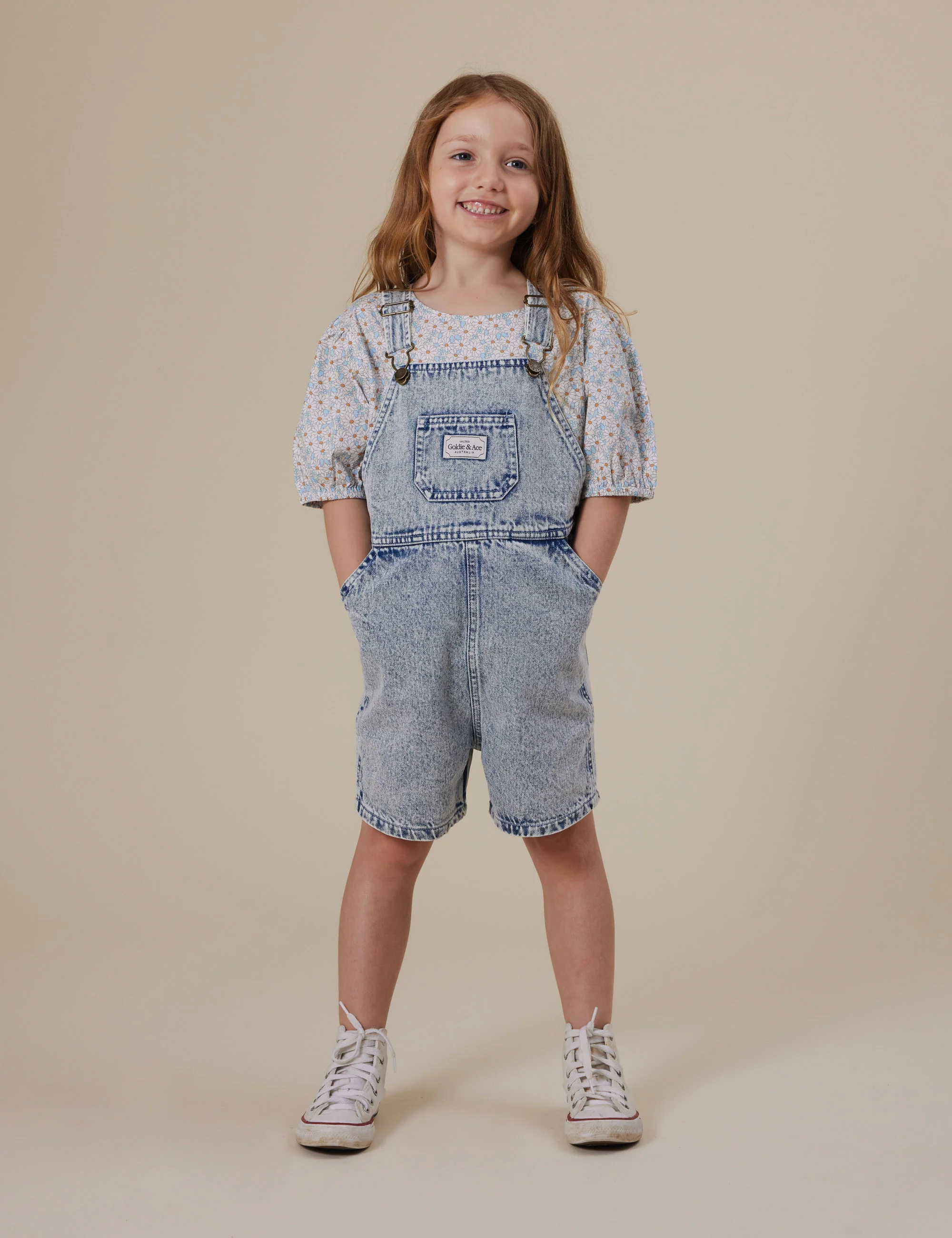 Burton Vintage Washed Denim Overalls - Image 5