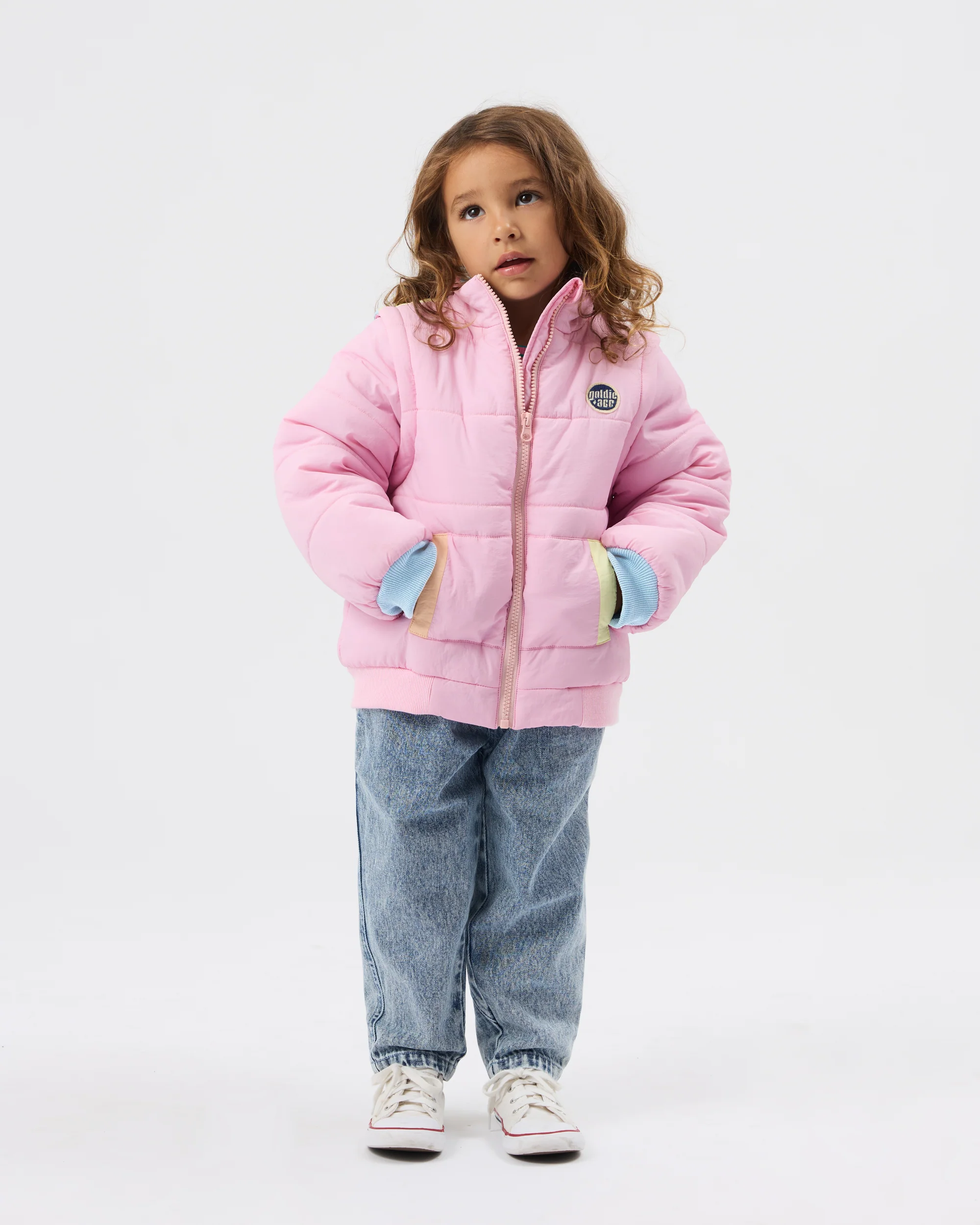 Charlie Sunrise Parka Jacket/Vest Pastel - Image 4