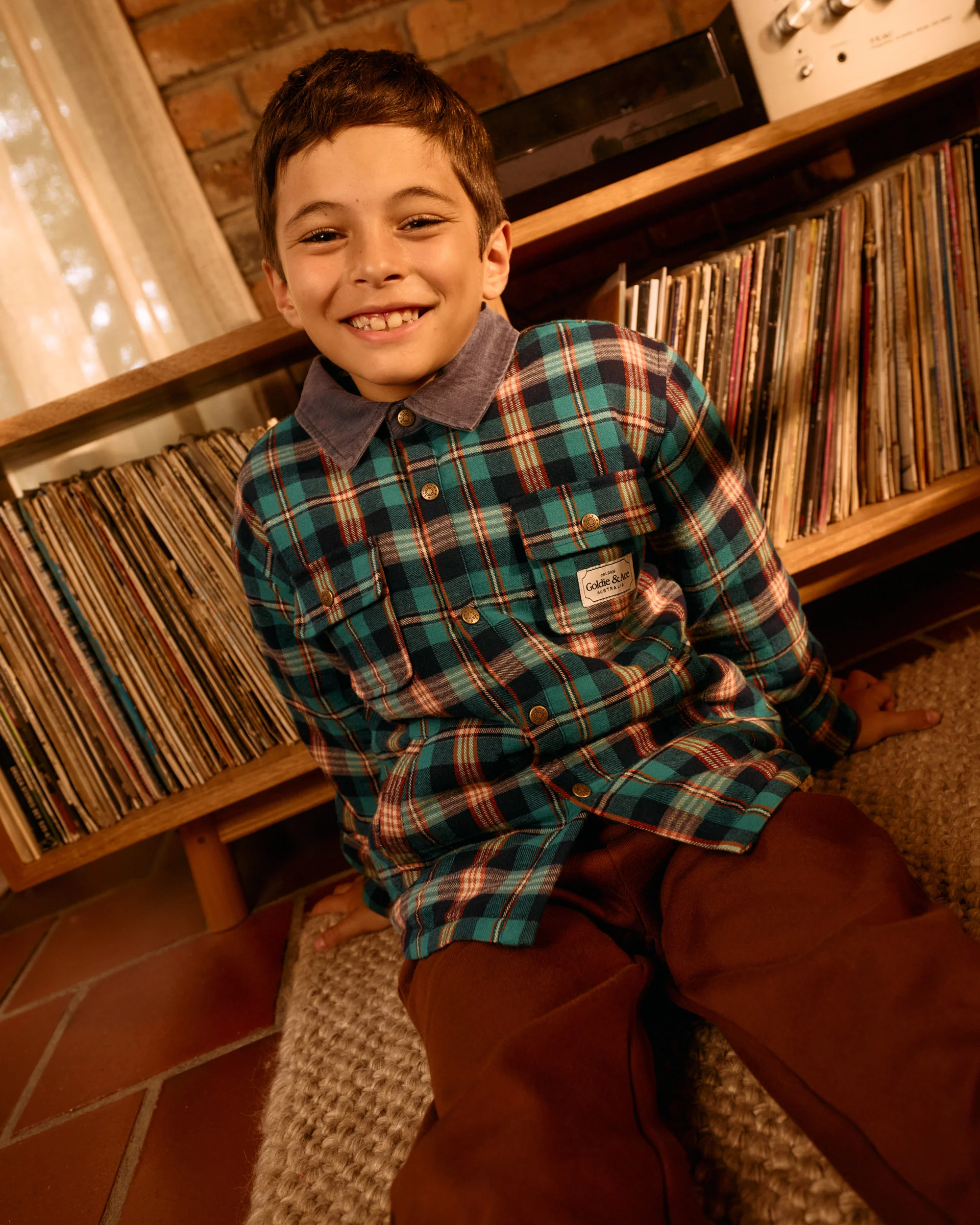 Check Padded Shacket - Image 5