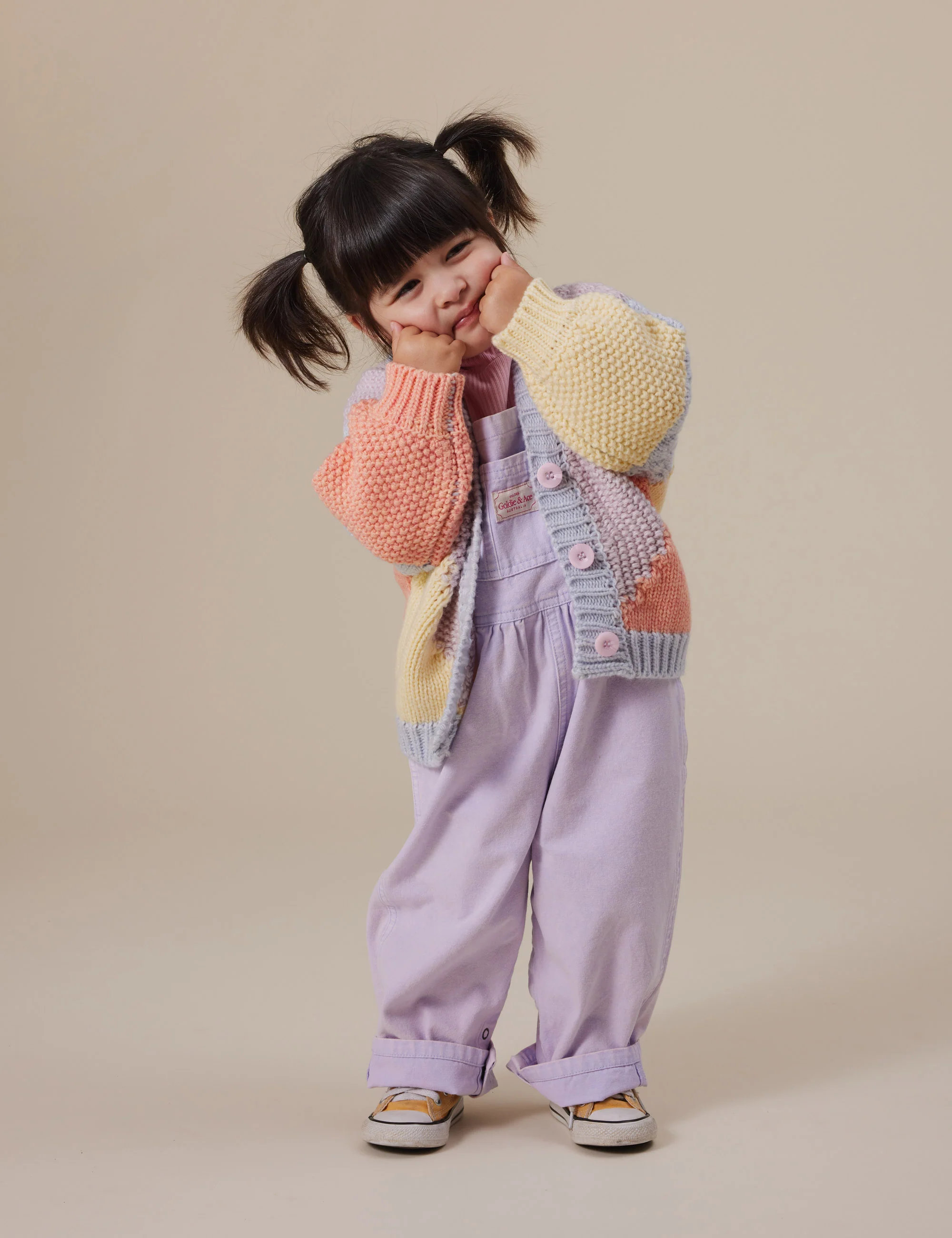Colour Block Knit Cardigan - Image 5