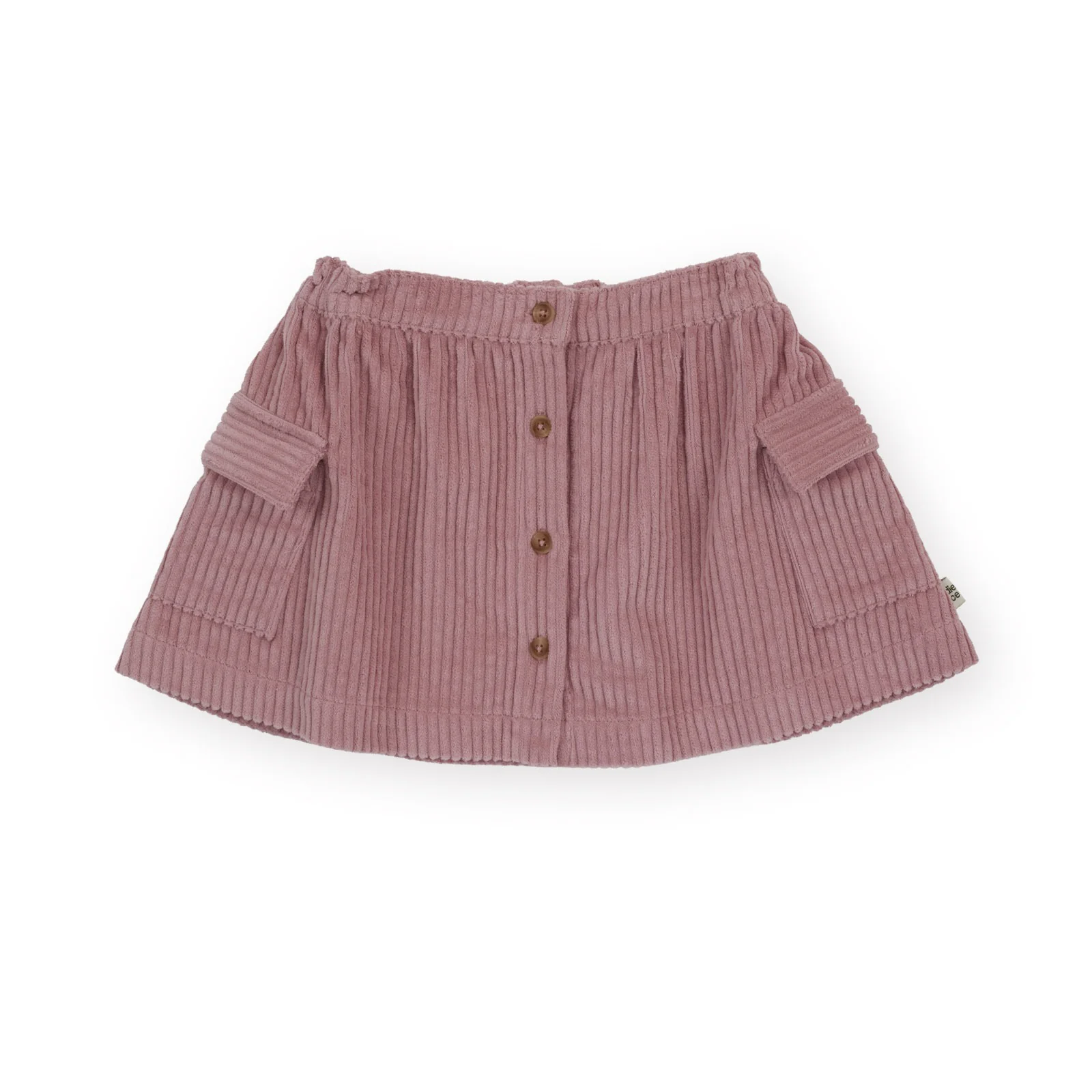 Corduroy Pocket Skirt Dusty Pink