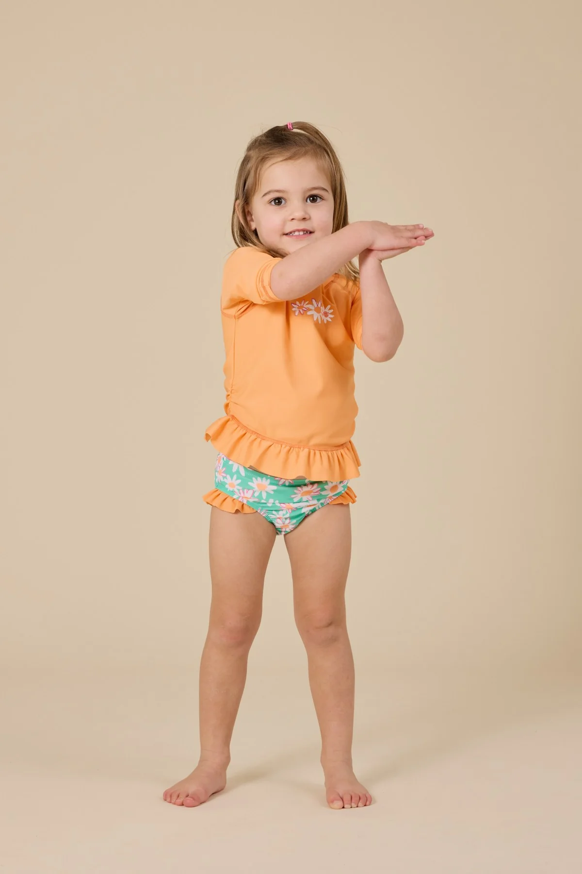 Goldie + Ace Daisy Chain Frill Rashguard - Image 2