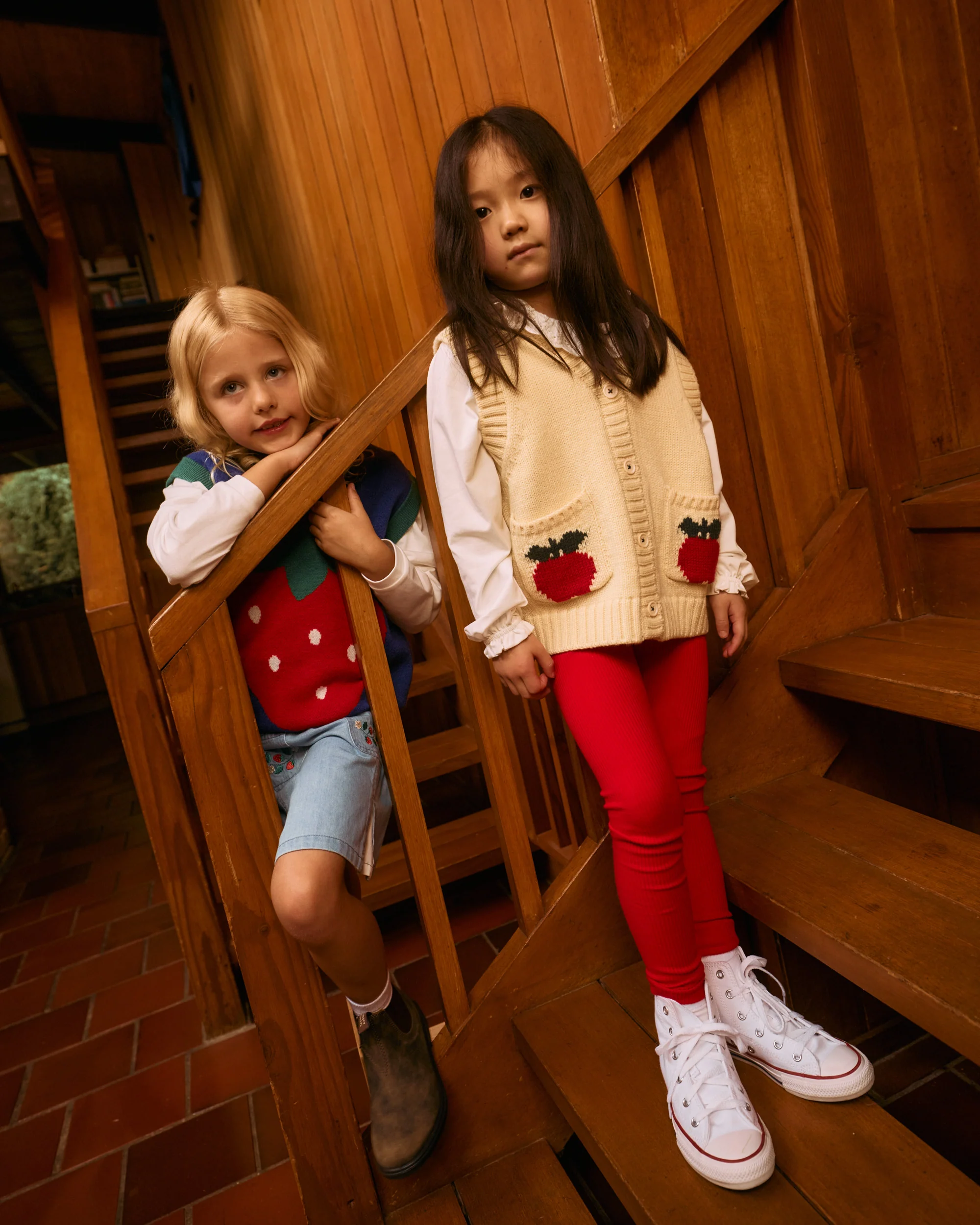 Jumbo Strawberry Knit Vest - Image 5