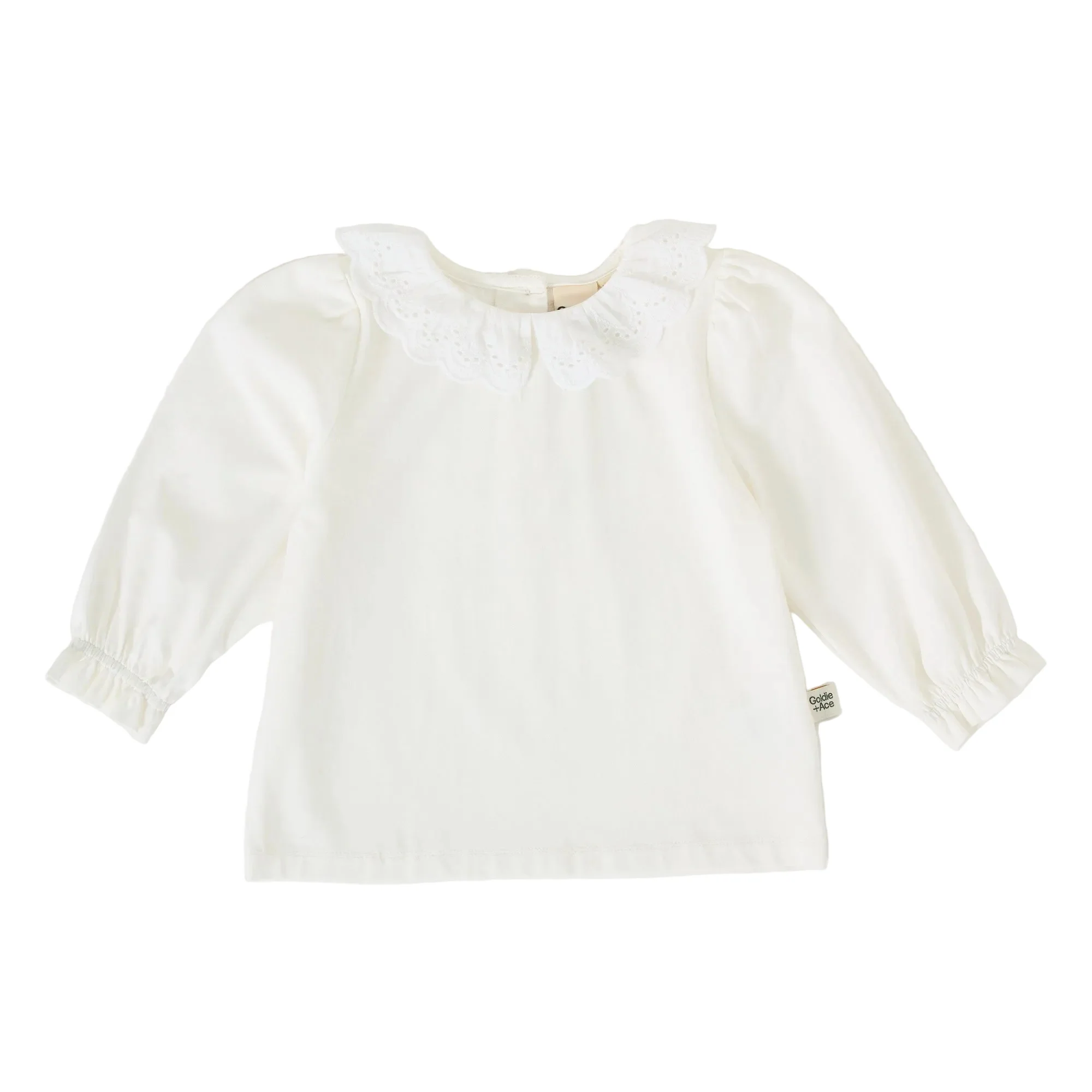 Laura Puff Sleeve Collar Long Sleeve - Cream