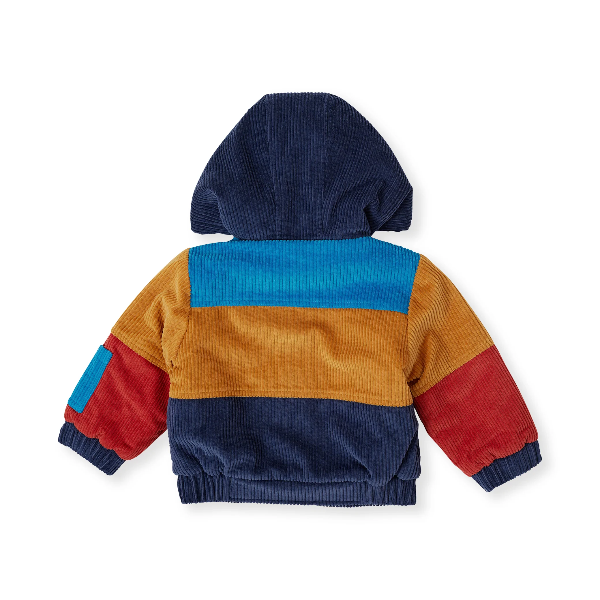 Retro Corduroy Colourblock Jacket - Primary - Image 6