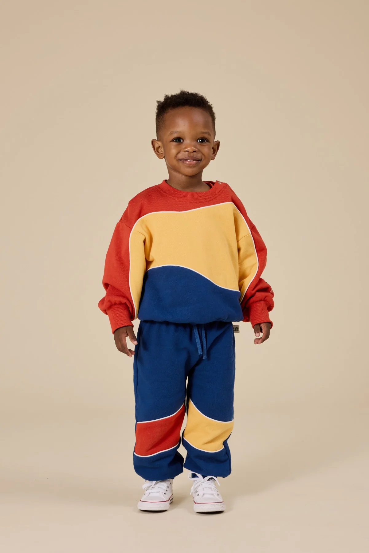 Goldie + Ace Rudy Piped Panel Sweatpants - Outback - Image 2