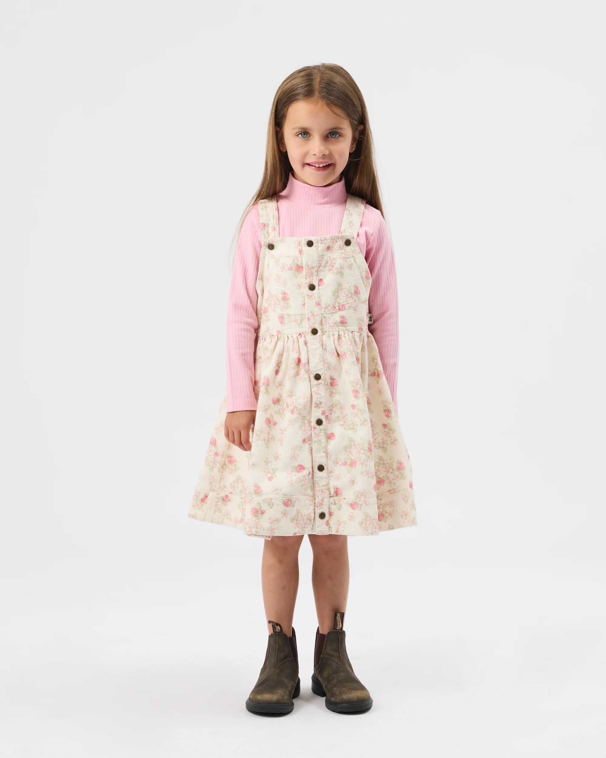 Strawberry Fields Pinafore Dress - Image 3