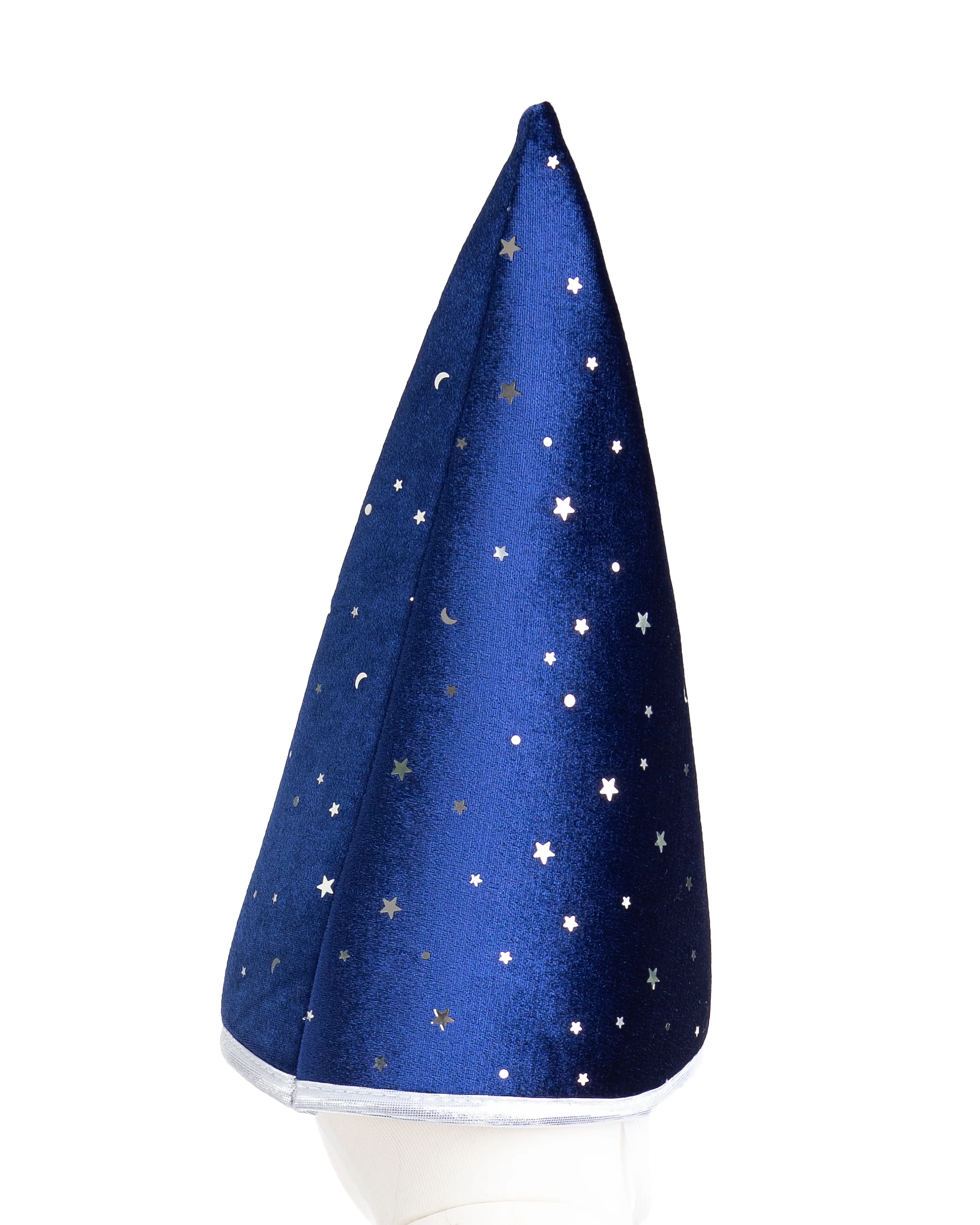 Blue & Silver Sparkle Wizard Cape & Hat - Size 4-6 - Image 3