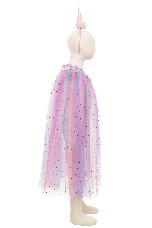 Rainbow Unicorn Cape & Headband - Size 4-6 - Image 4