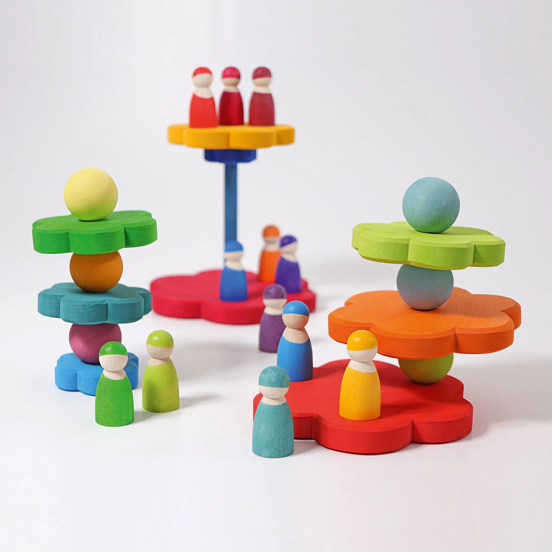 Stacking Tower, Flowers - Image 3