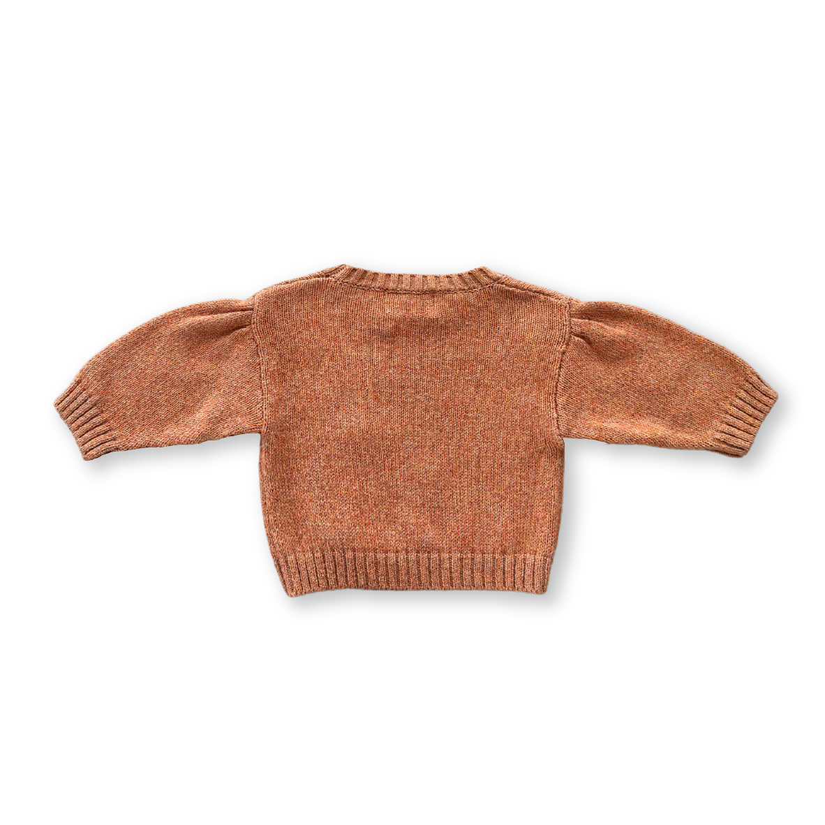 Fleck Yarn Pull Over - Tawny - Image 4