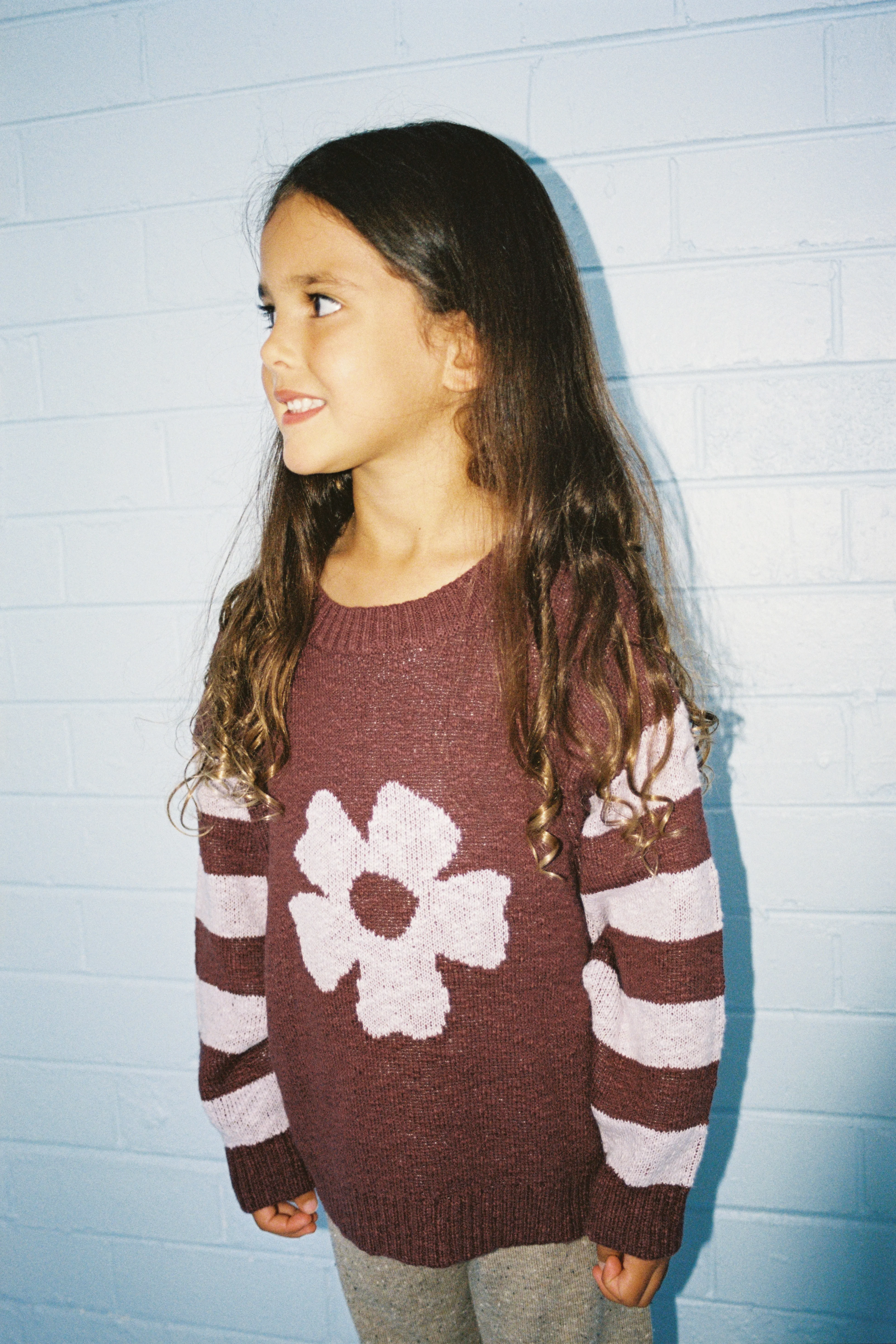 Bloom Knit Pull Over - Plum - Image 3