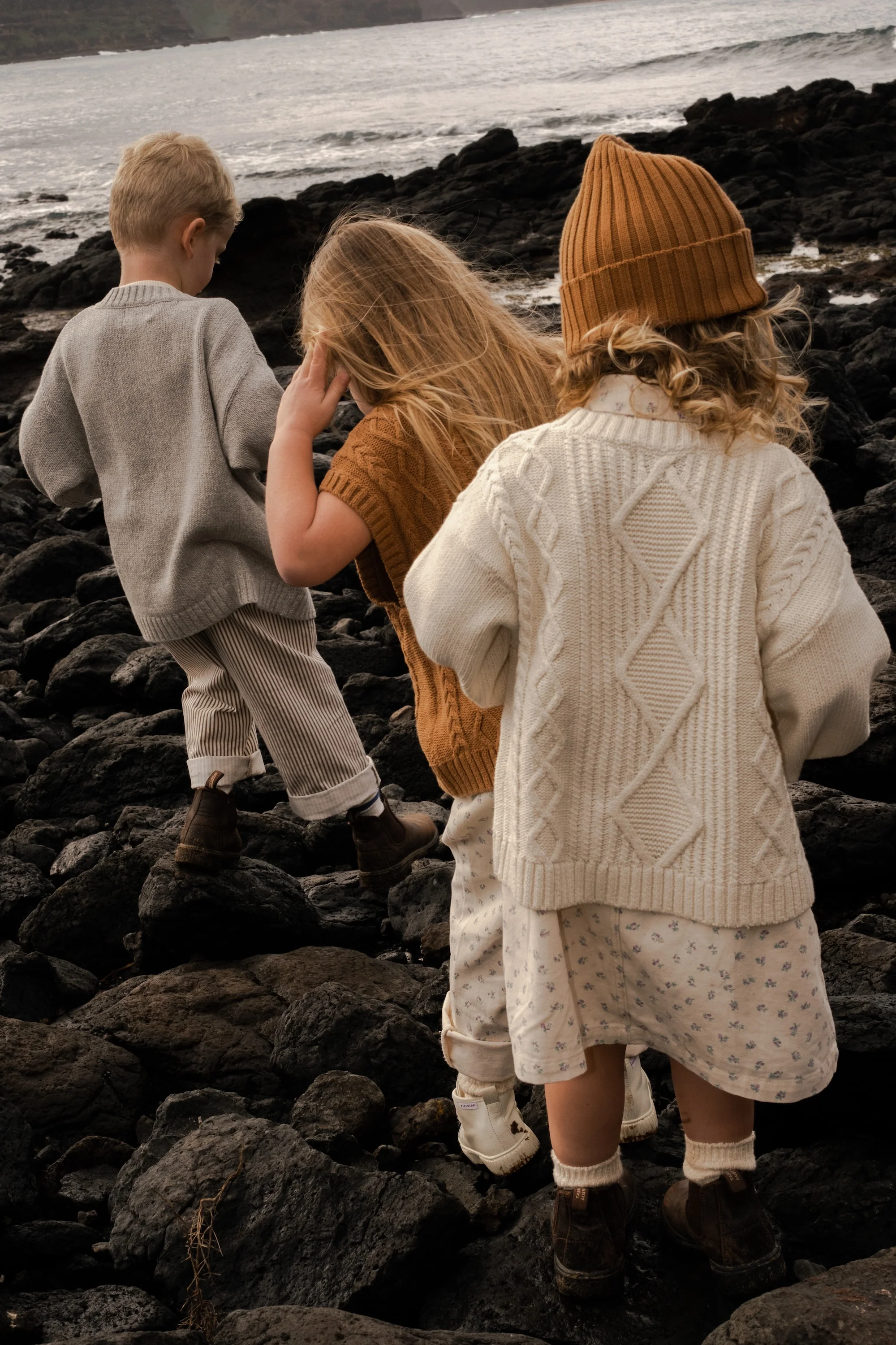 Chunky Cable Knit Pull Over - Milk - Image 2