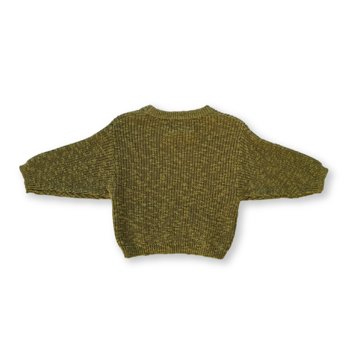 Chunky Rib Organic Pull Over - Herb - Image 4