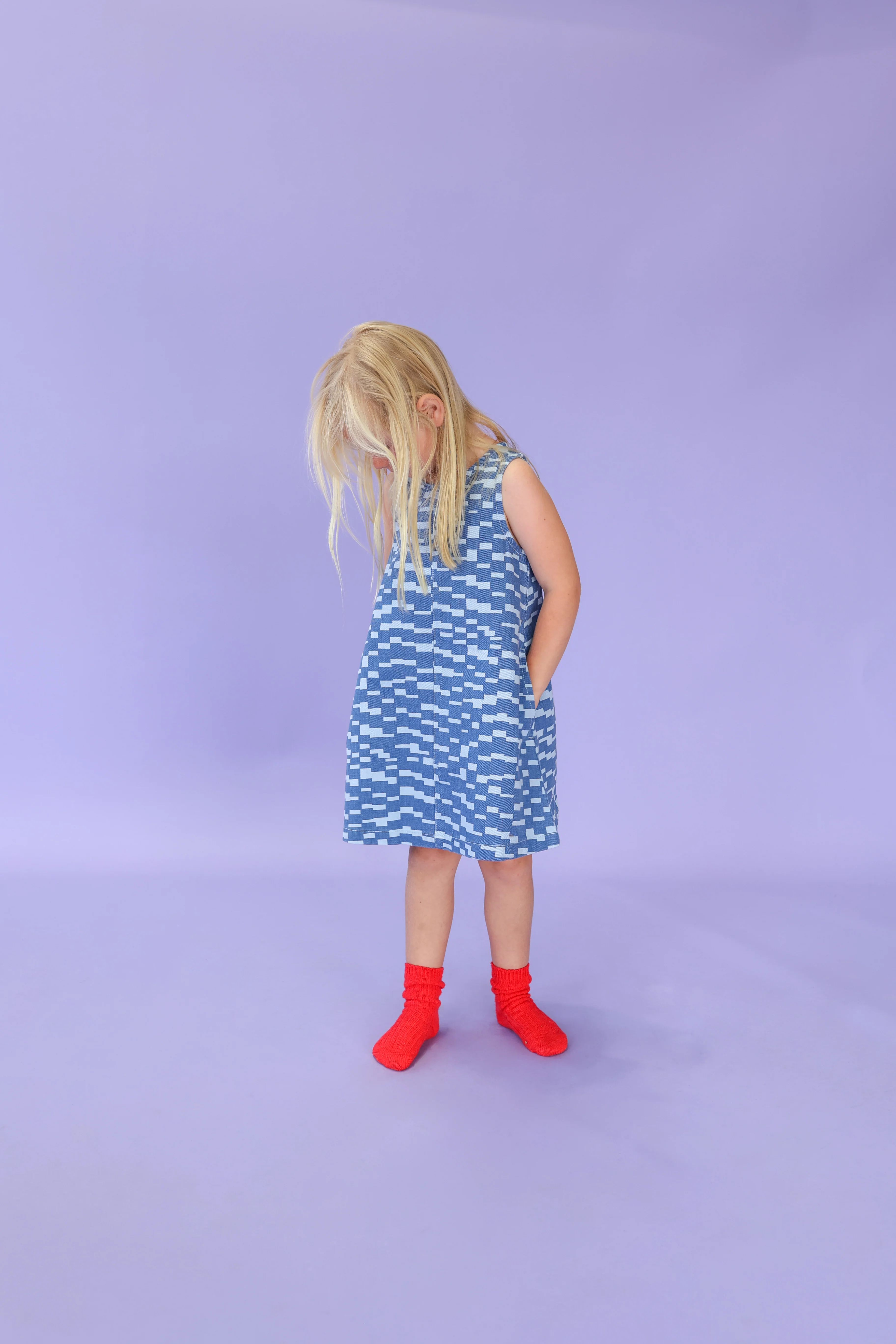 Denim Dress - Boxes - Image 2