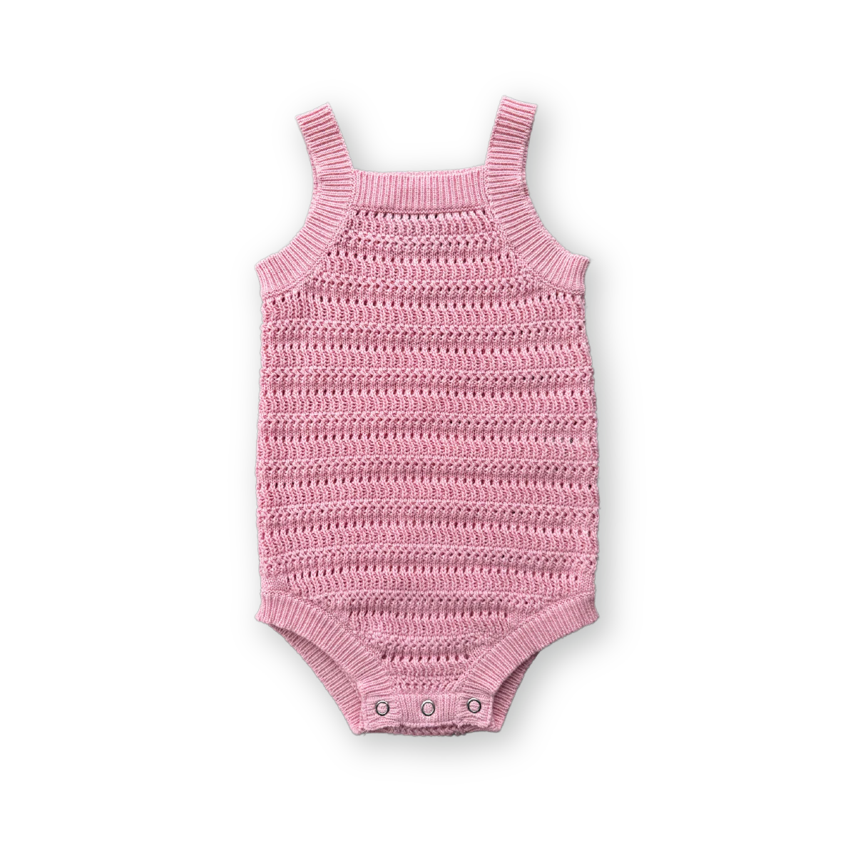 Grown Knitted Organic Singletsuit - Blossom