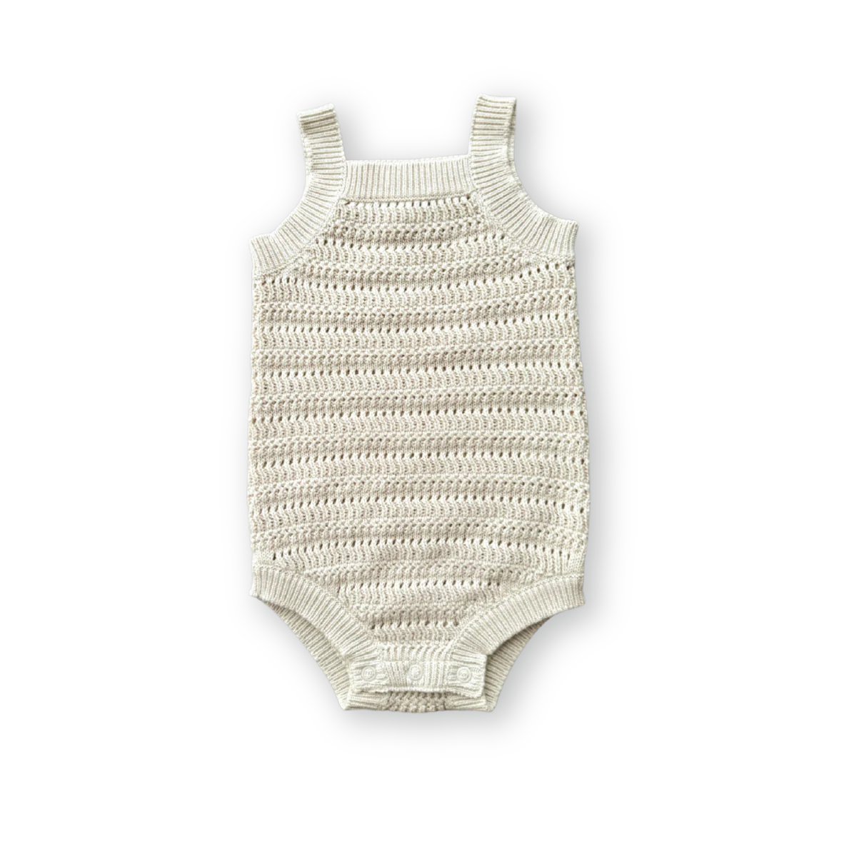 Grown Knitted Organic Singletsuit - Dune