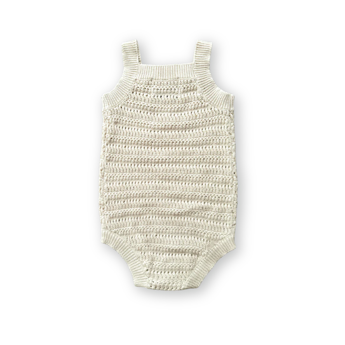 Grown Knitted Organic Singletsuit - Dune - Image 3