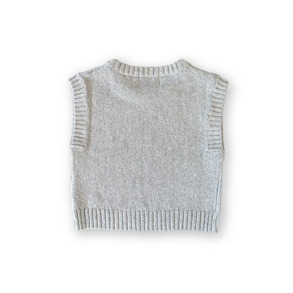 Ladies Jersey Knit Vest - Stone - Image 3