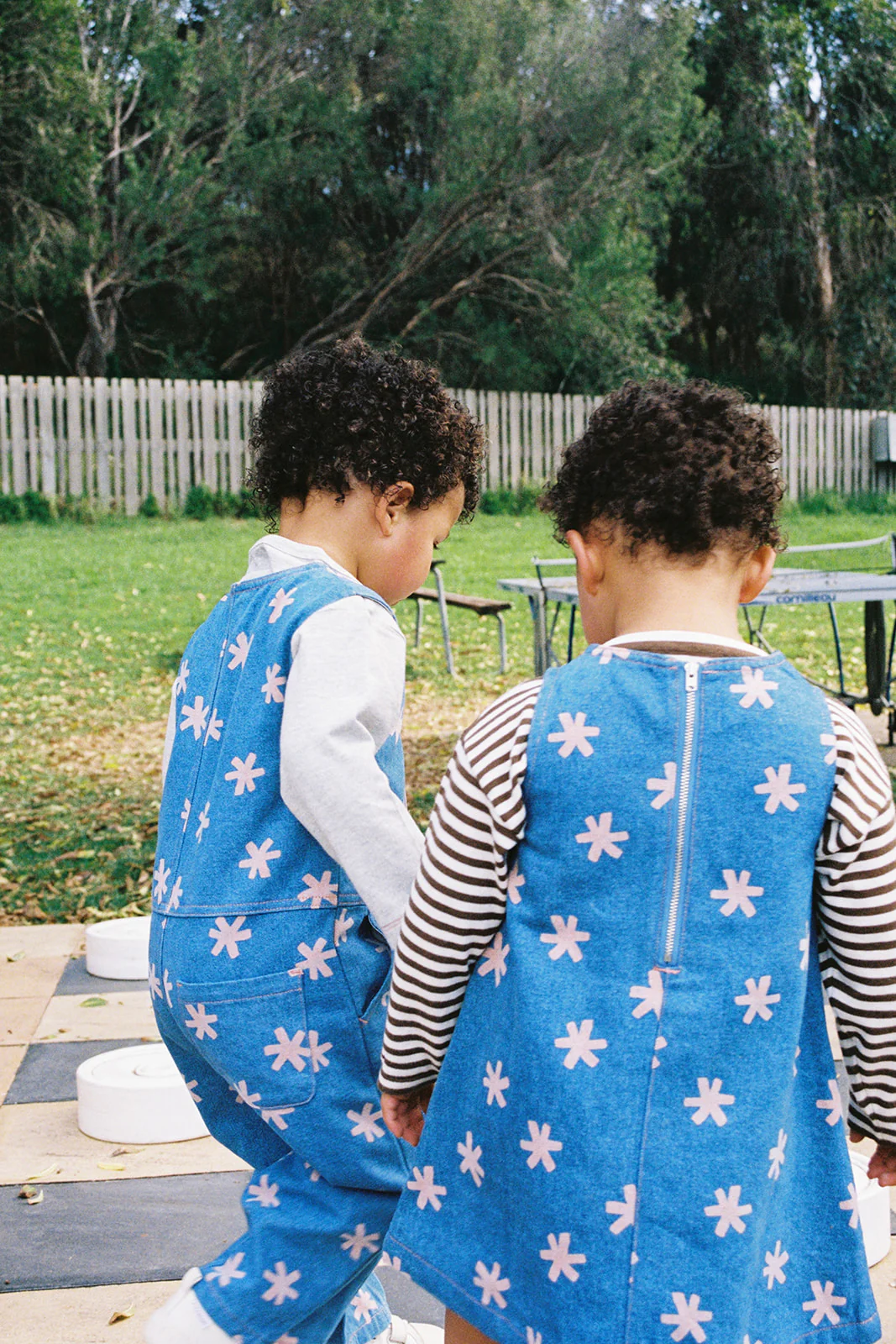 Organic Denim Jumpsuit - Starlight - Image 7