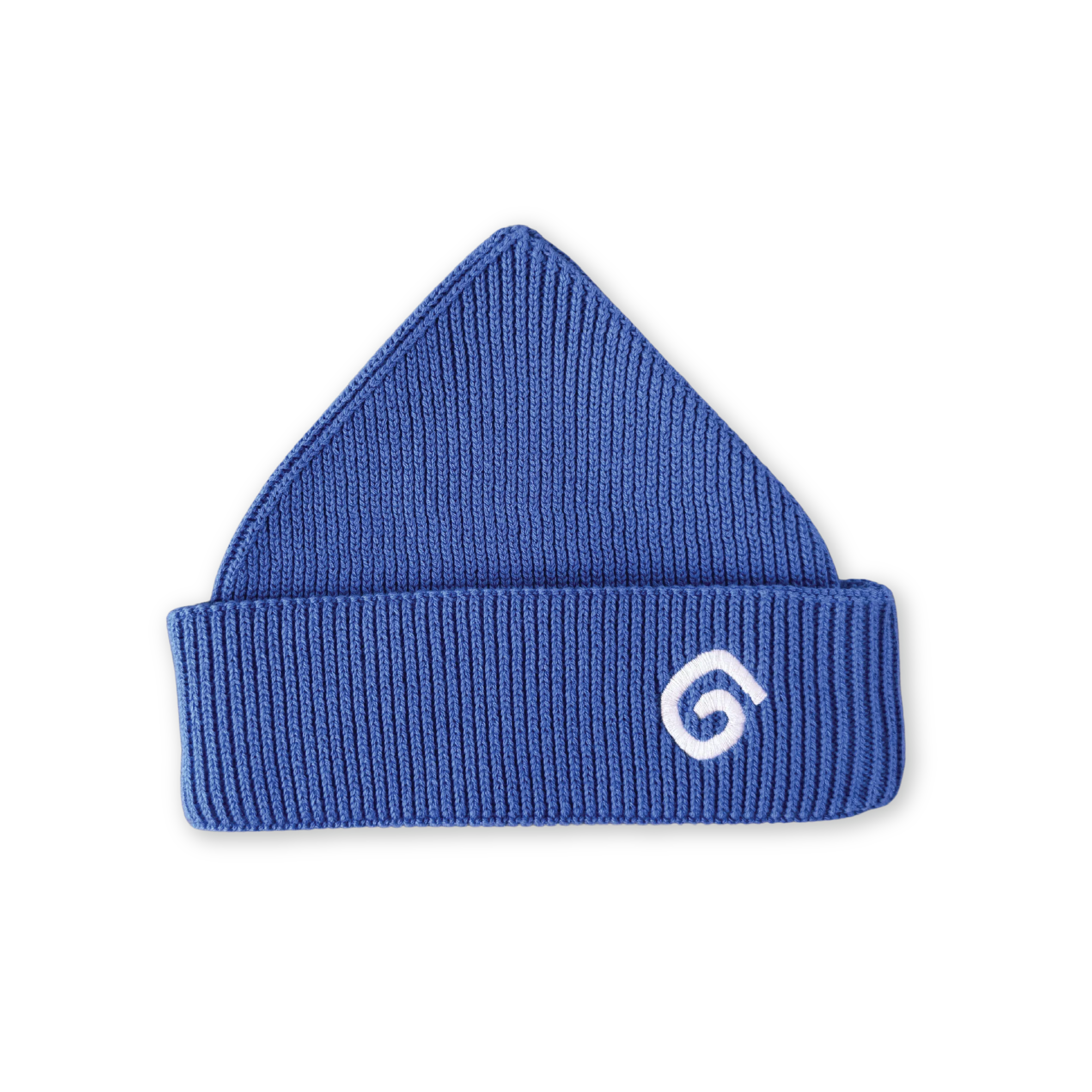 Organic Super Pixie Knit Beanie - Cobalt