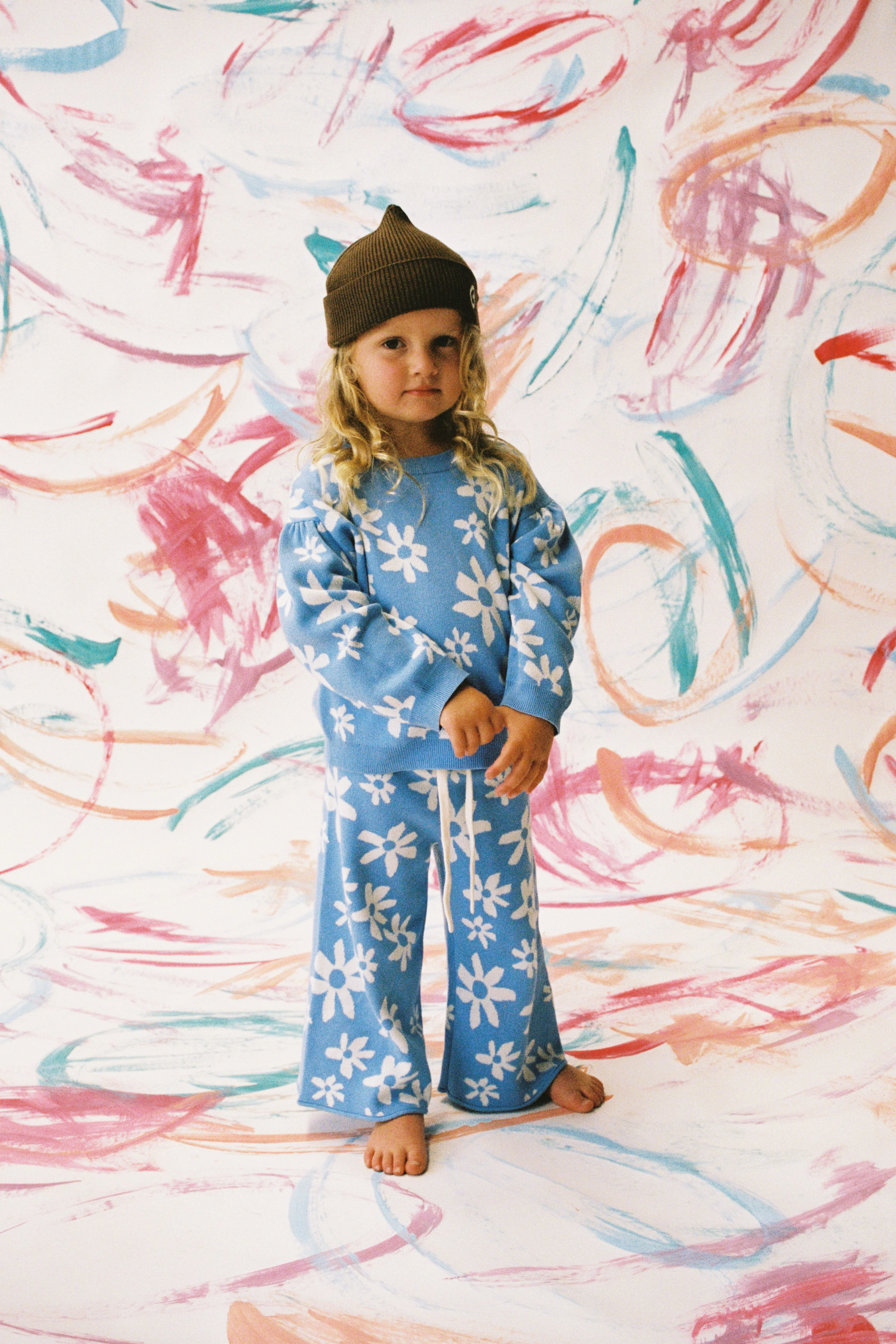 Organic Knit Pant - Wild Flower - Image 4