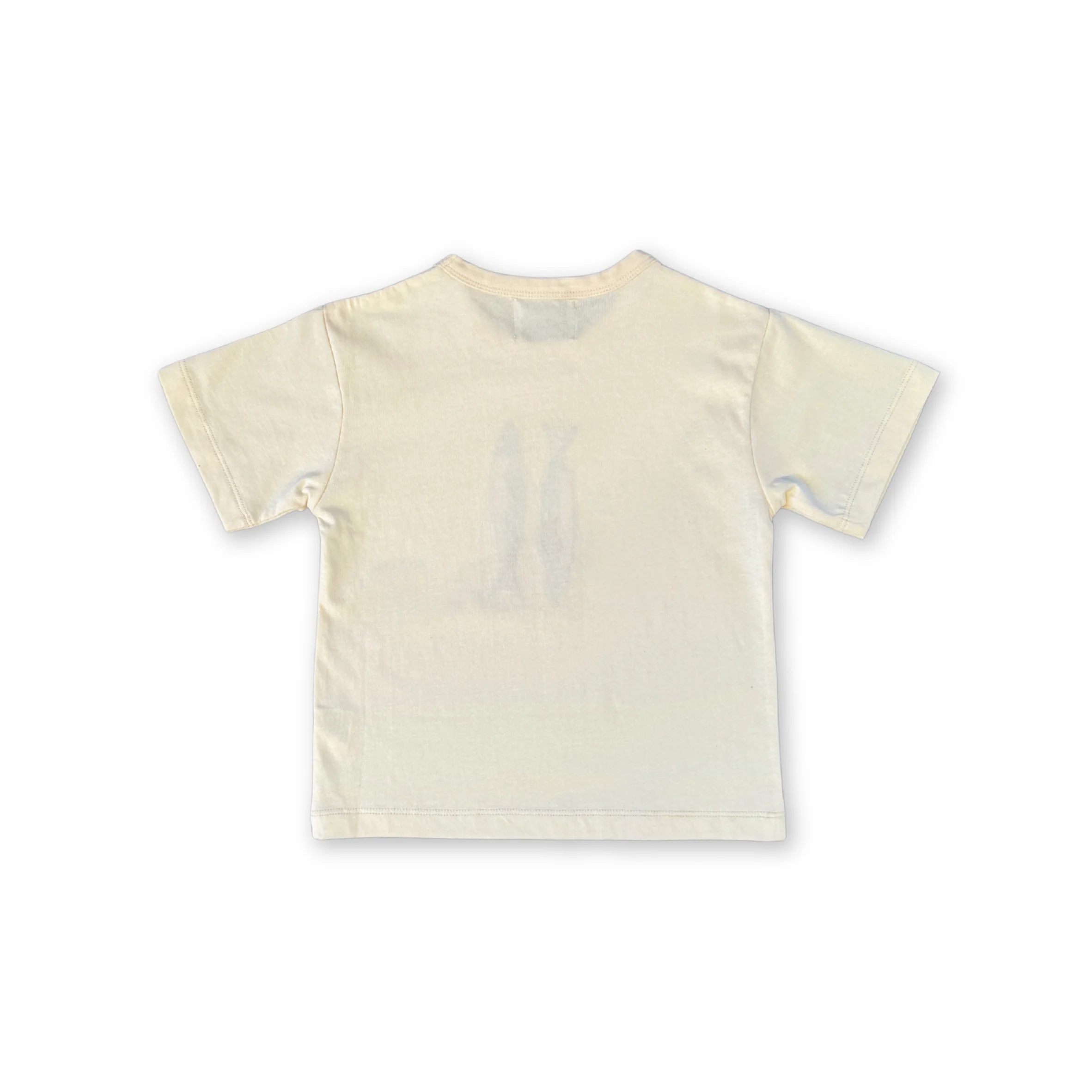 Organic Sardine Embroidered Tee - Milk - Image 5