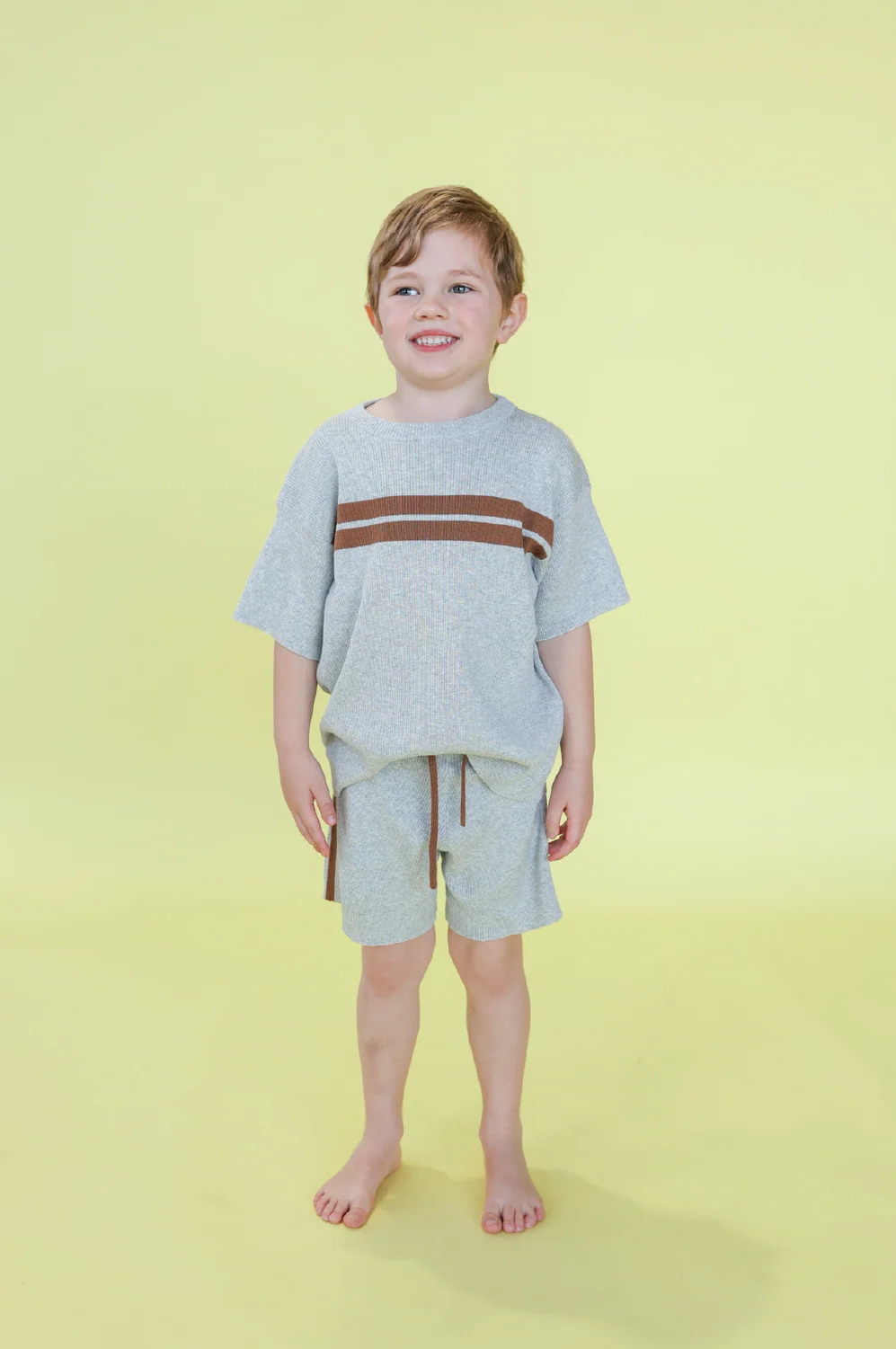 Striped Ribbed Shorts - Image 2