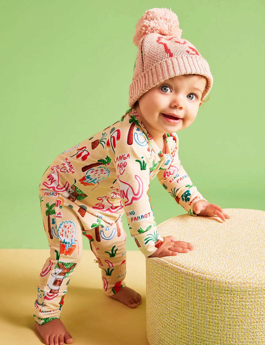 Halcyon Nights Cotton Knit Beanie - Rusty Koala - Image 2