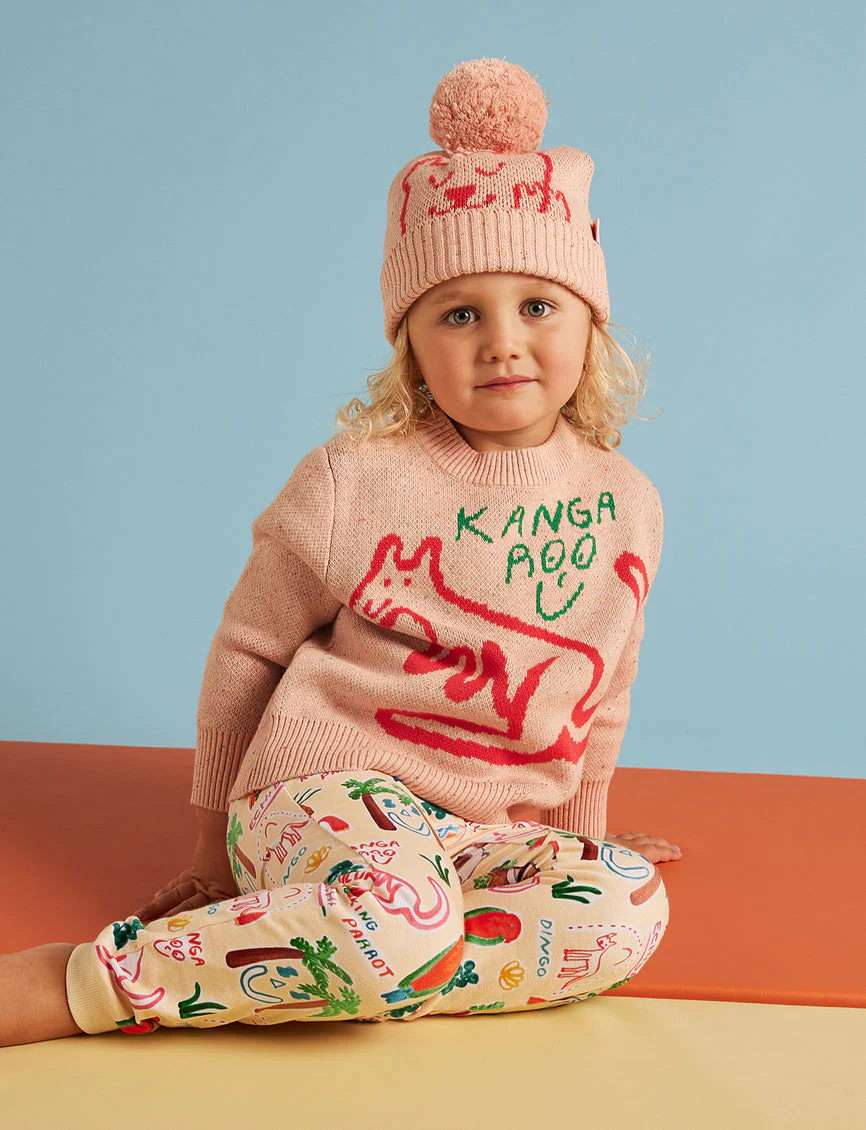 Halcyon Nights Cotton Knit Beanie - Rusty Koala - Image 4