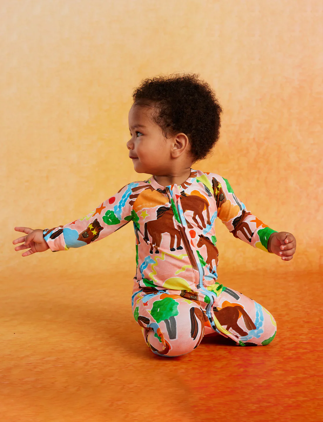 Giddy Up Long Sleeve Romper - Image 2