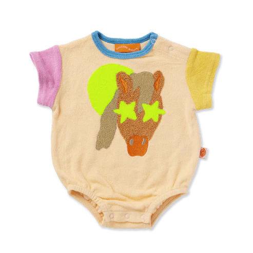 Giddy Up Terry Short Sleeve Bodysuit