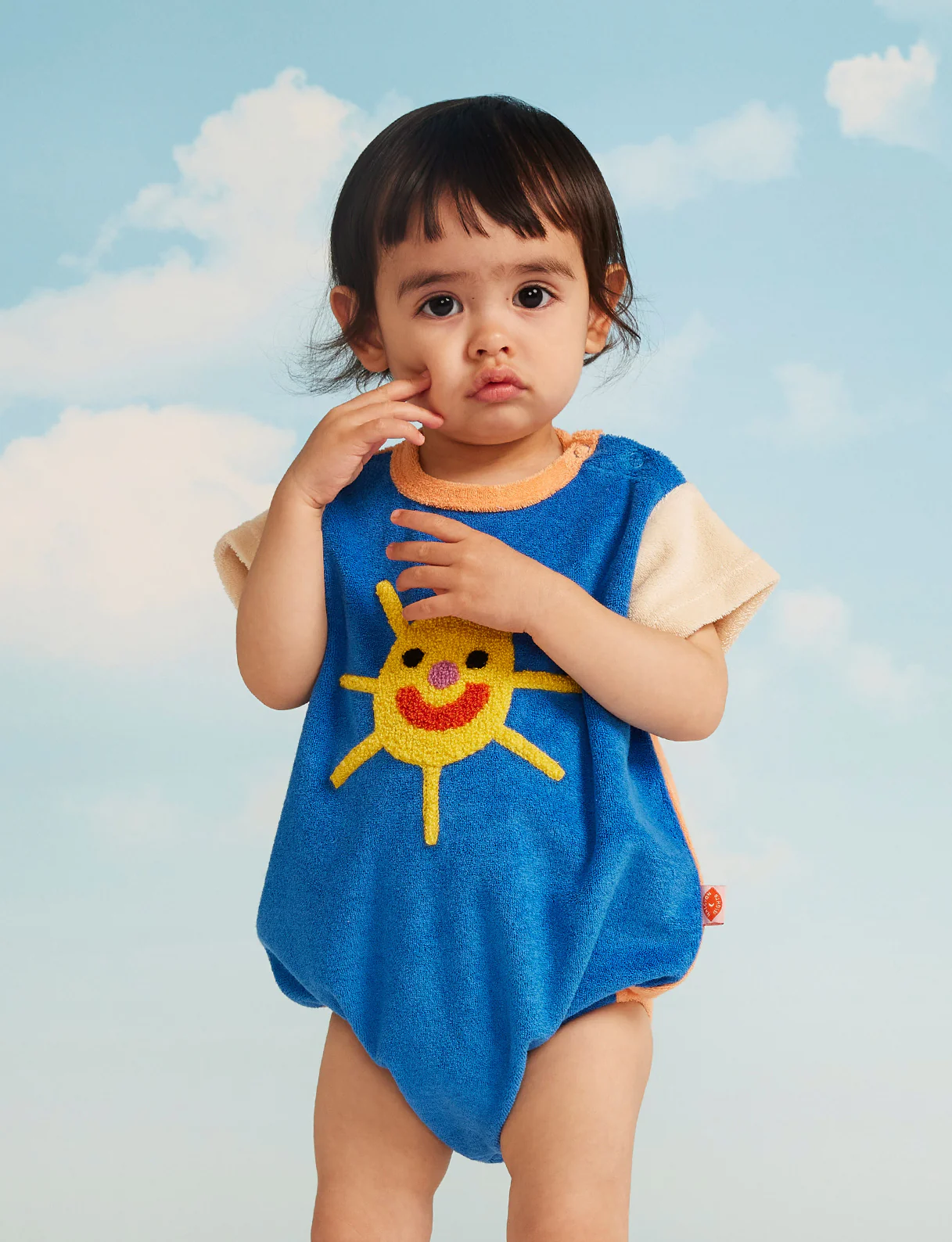 Happy Camper Terry Short Sleeve Bodysuit - Image 3