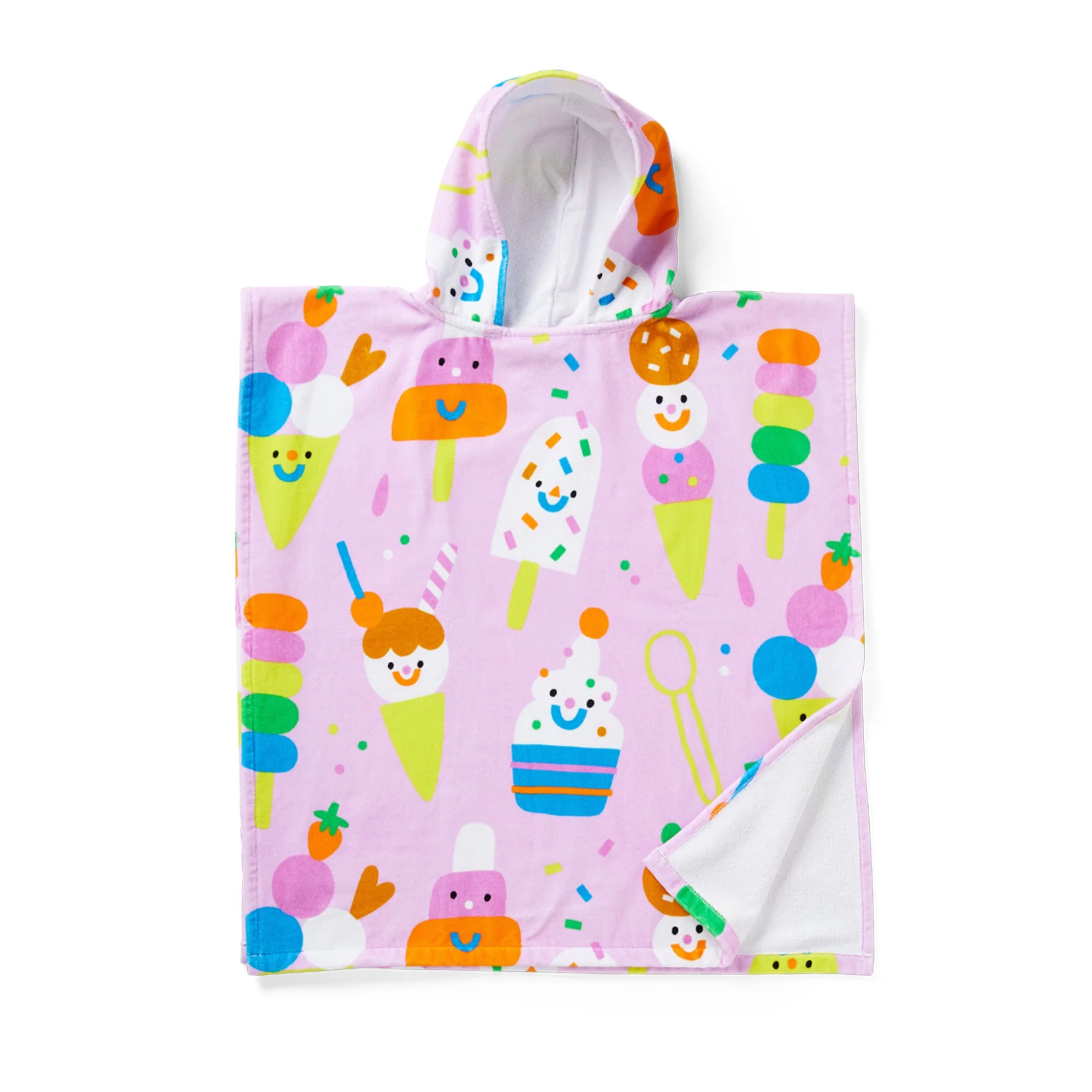 Halcyon Nights Kids Hooded Towel Sundae Fun Day