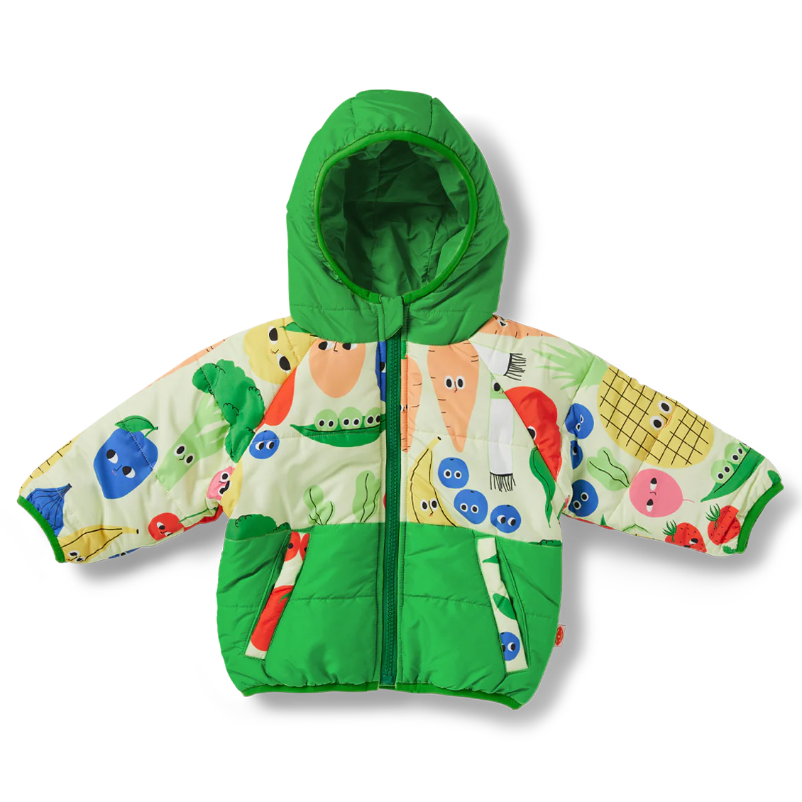 Kids Puffer Jacket - Happy Harvest