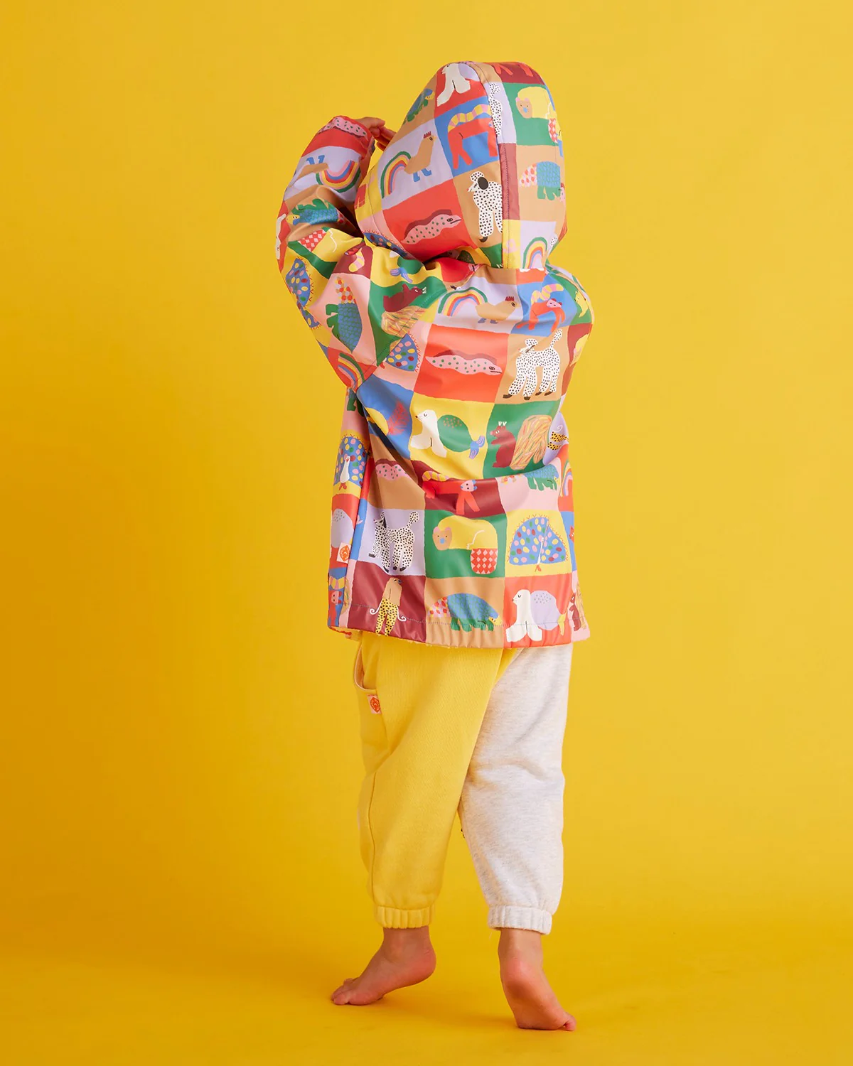 Halcyon Nights Kids Rain Jacket - Look At Our Tails - Image 3