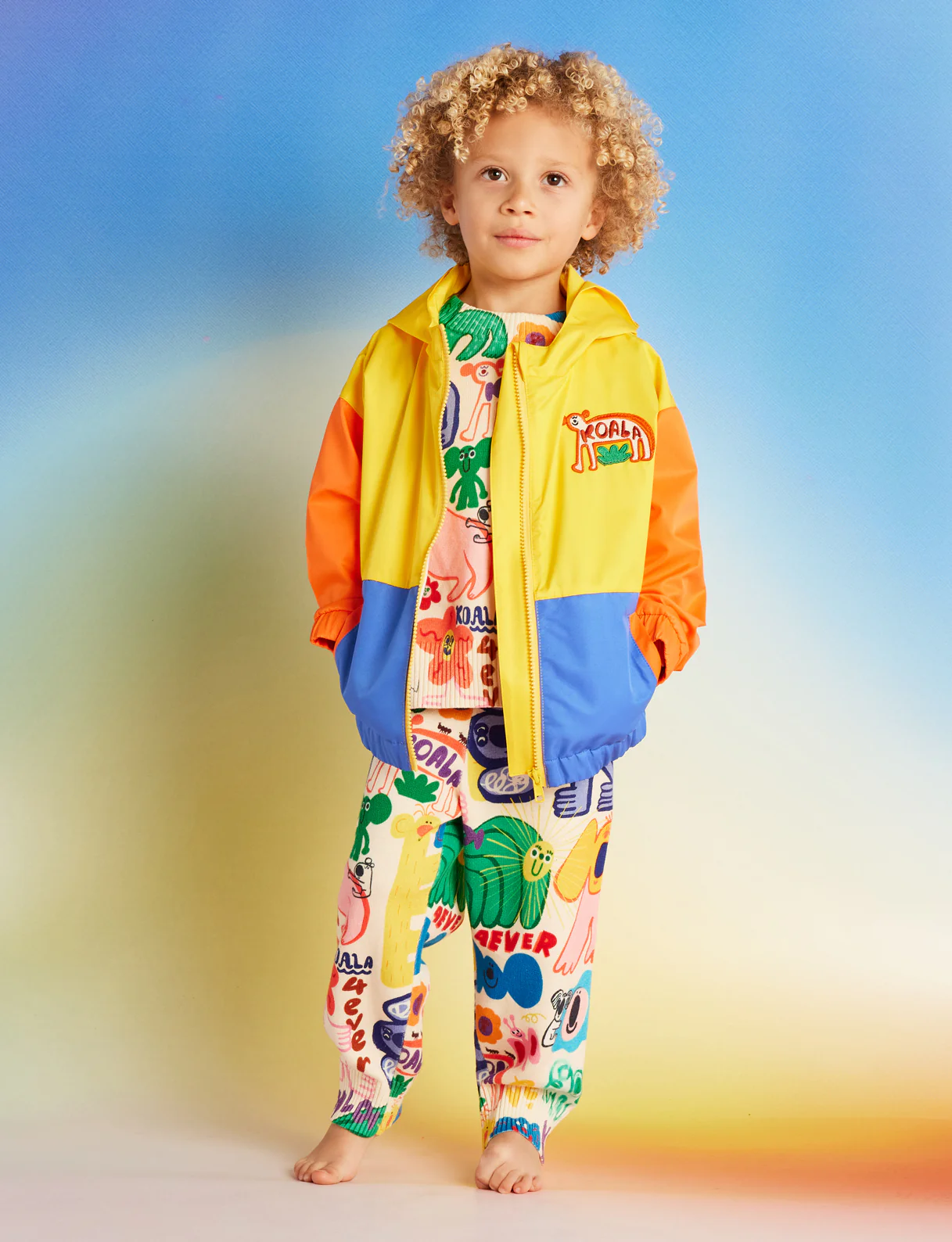 Koala 4ever Spray Jacket Yellow - Image 2