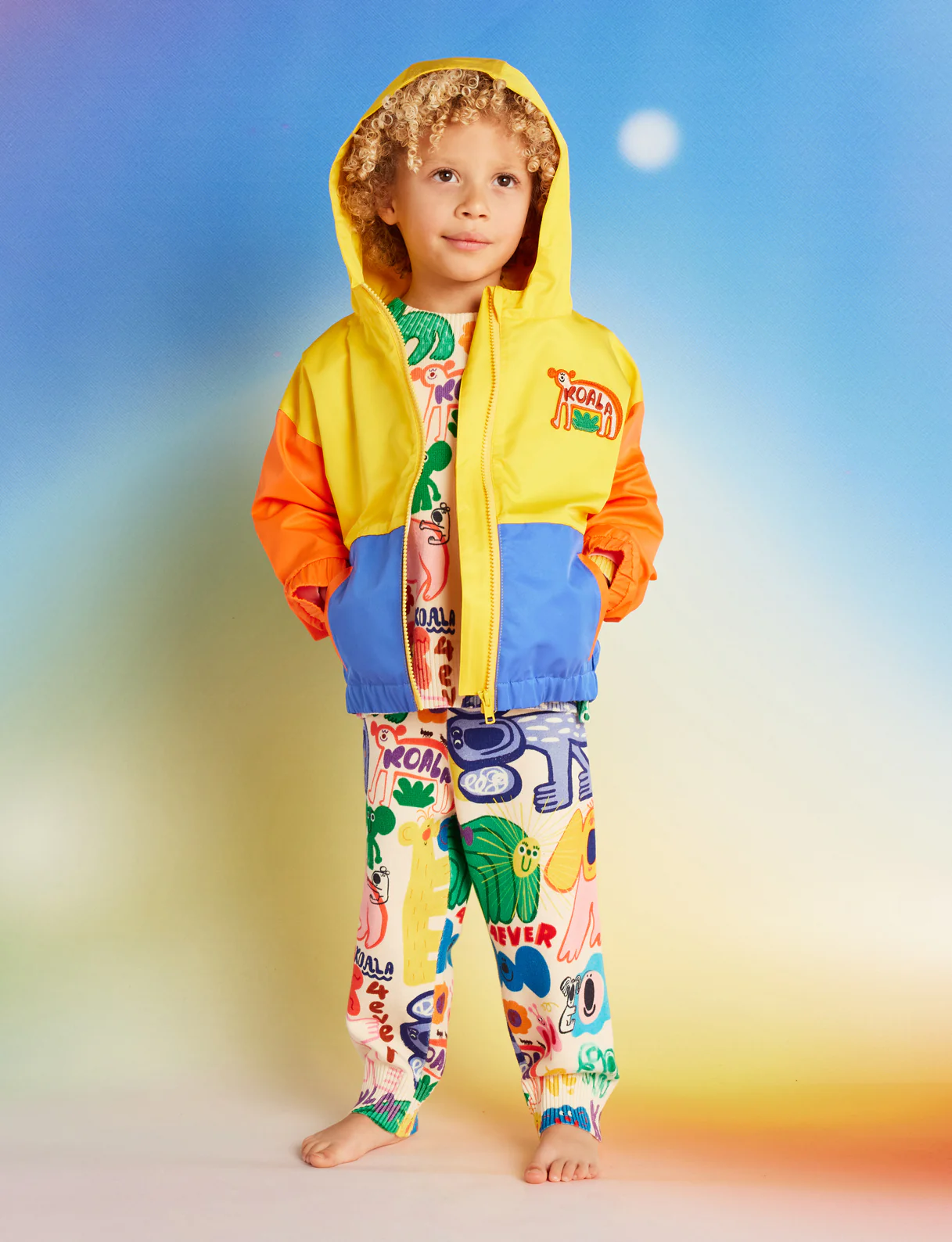 Koala 4ever Spray Jacket Yellow - Image 4