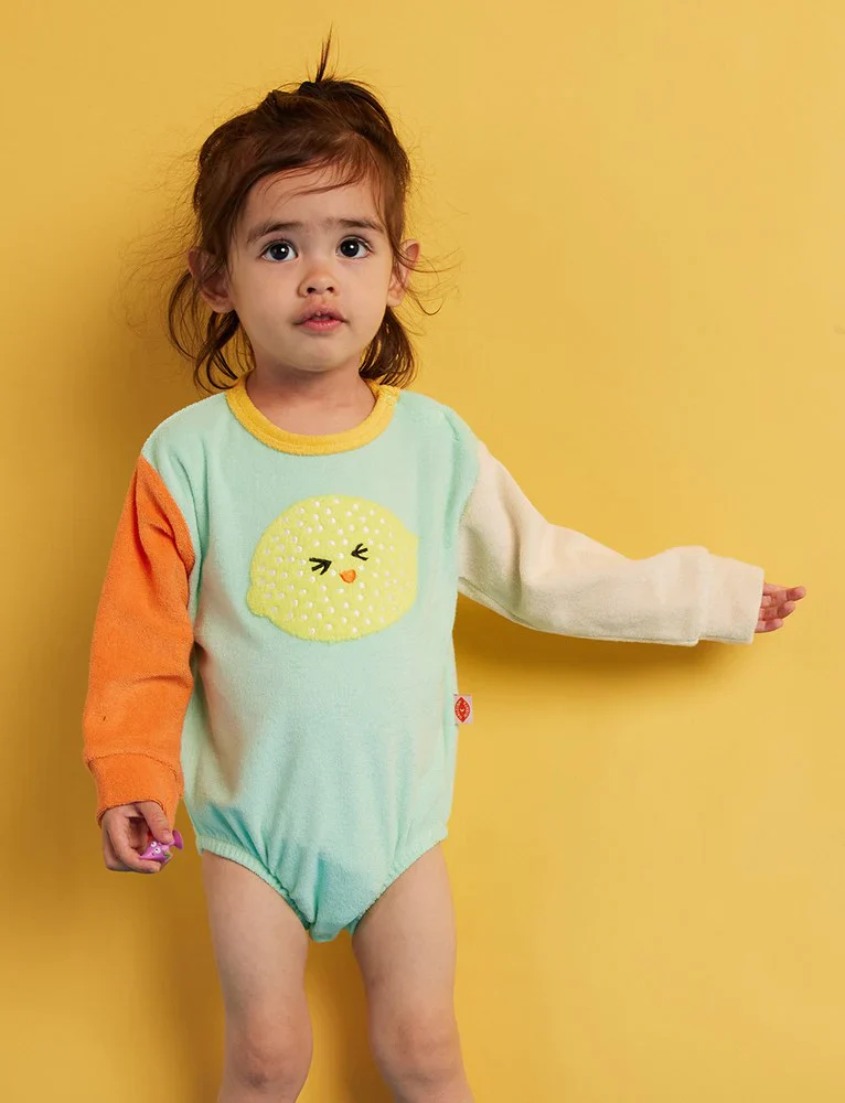 Peel Party Terry Long Sleeve Bodysuit - Image 3