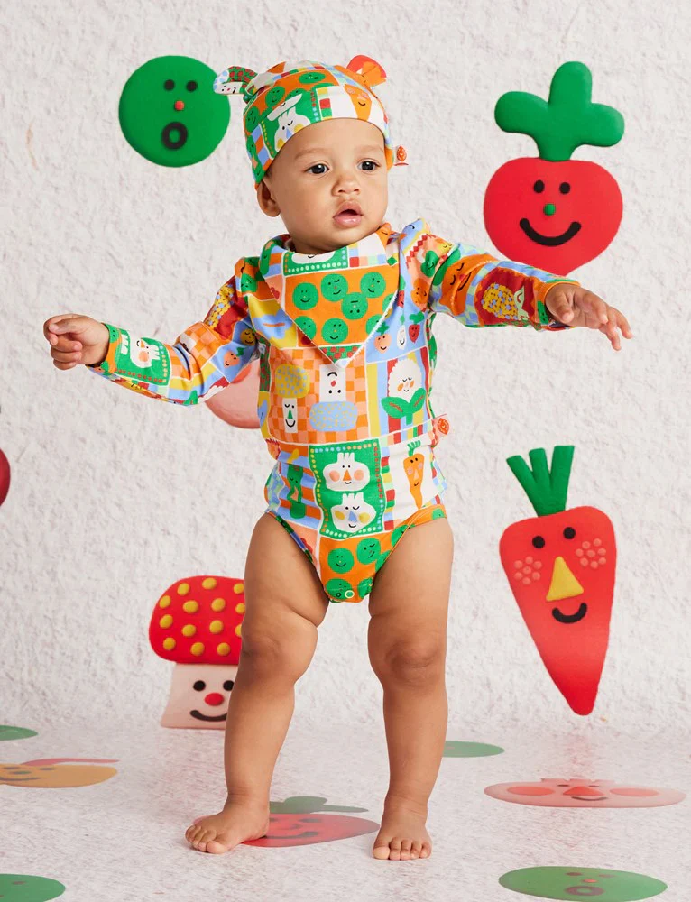 Pocket Patch Long Sleeve Bodysuit - Image 2