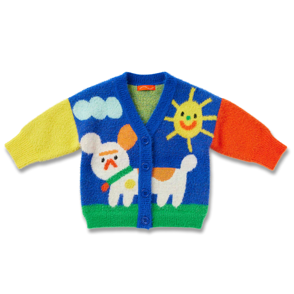 Puppy Park Knit Cardigan