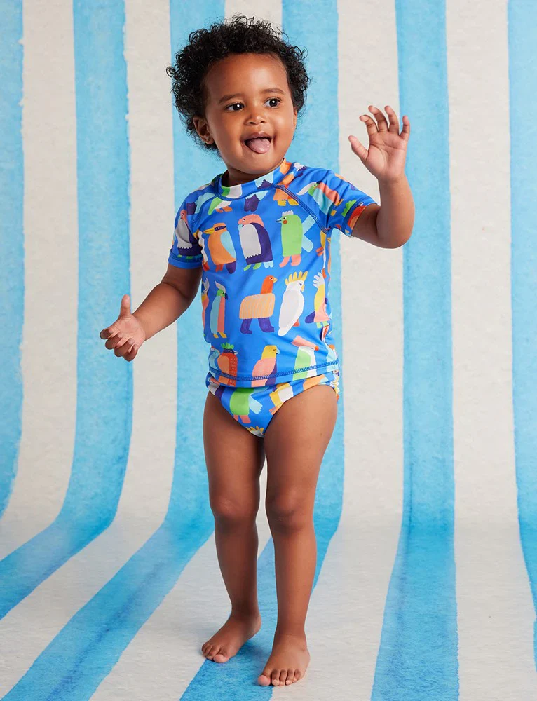 Short Sleeve Rash Vest Flamin' Galahs - Image 2