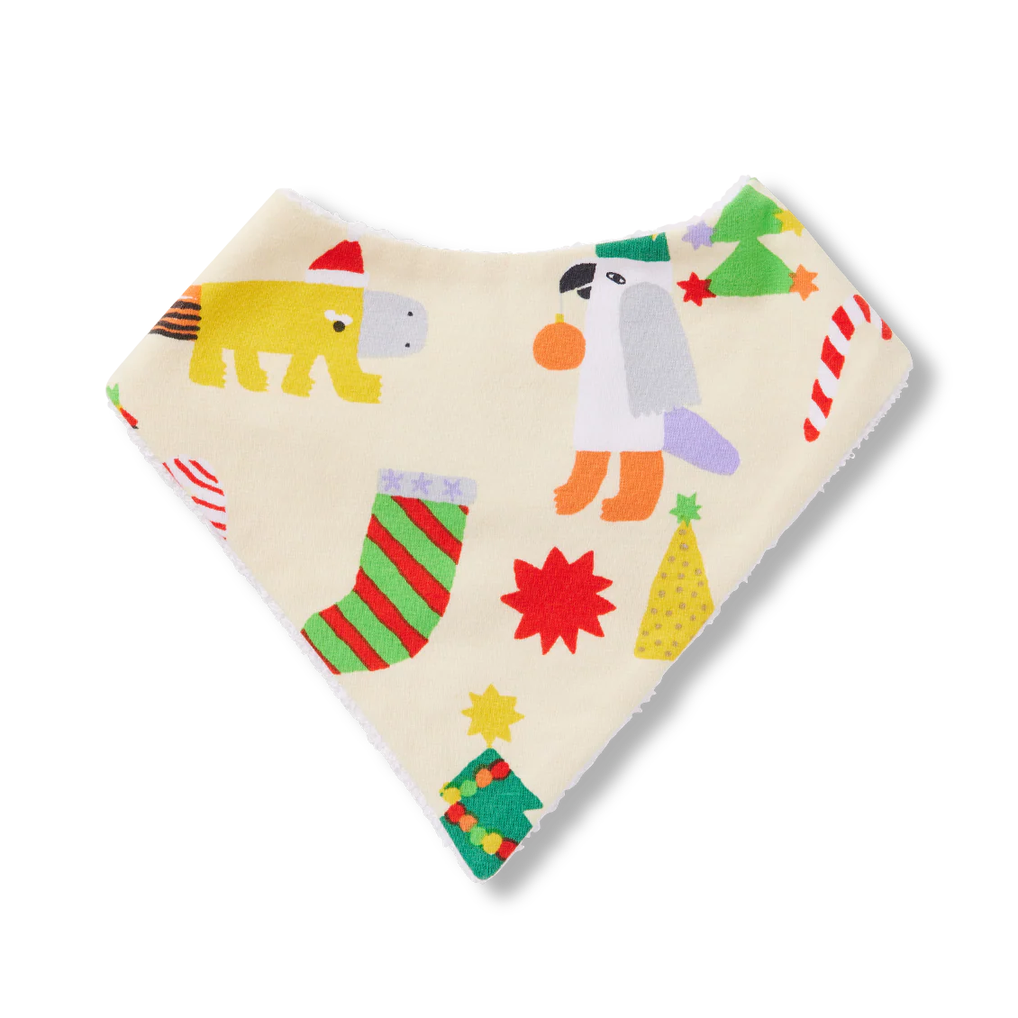 Tinsel Tails Baby Bib