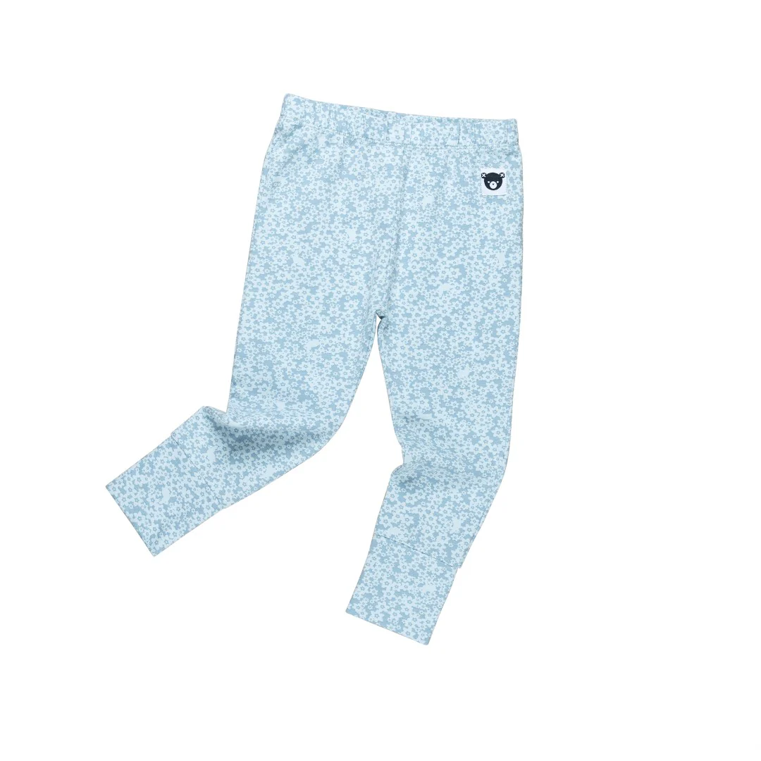Huxbaby AW22 Drop 1 Floral Bunnies Legging - Frozen - Image 3