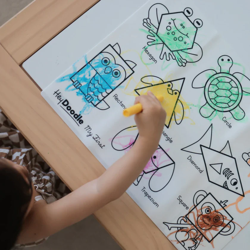 My First Shapes Colouring & Doodle Mat - Image 2