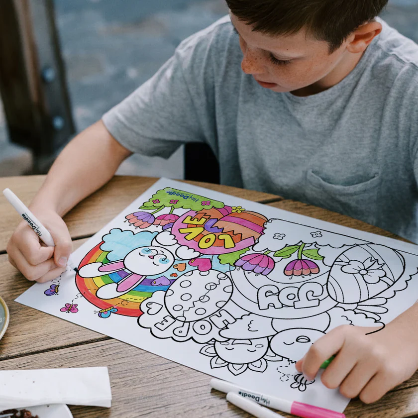 The Easter Surprise Classic Colouring & Doodle Mat - Image 2