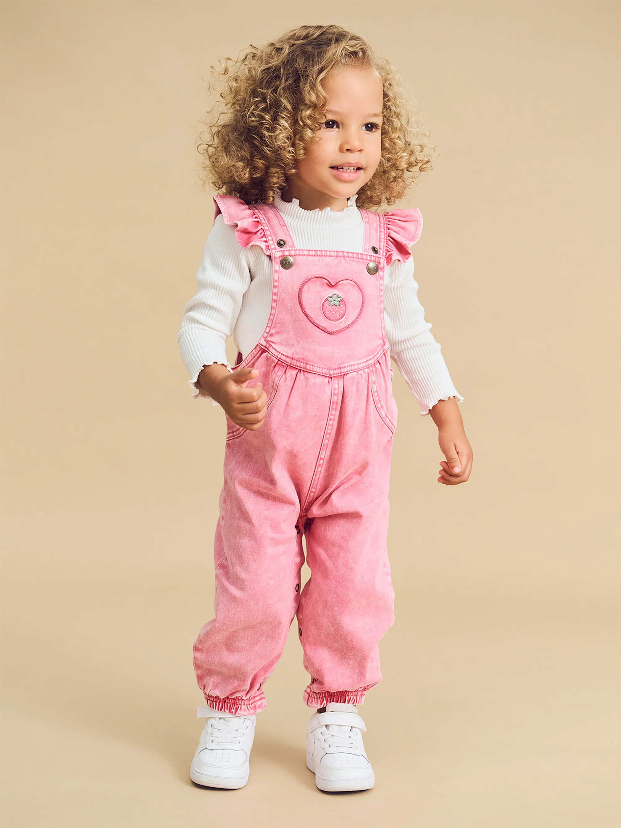 Berry Vintage Overall - Bubblegum - Image 2
