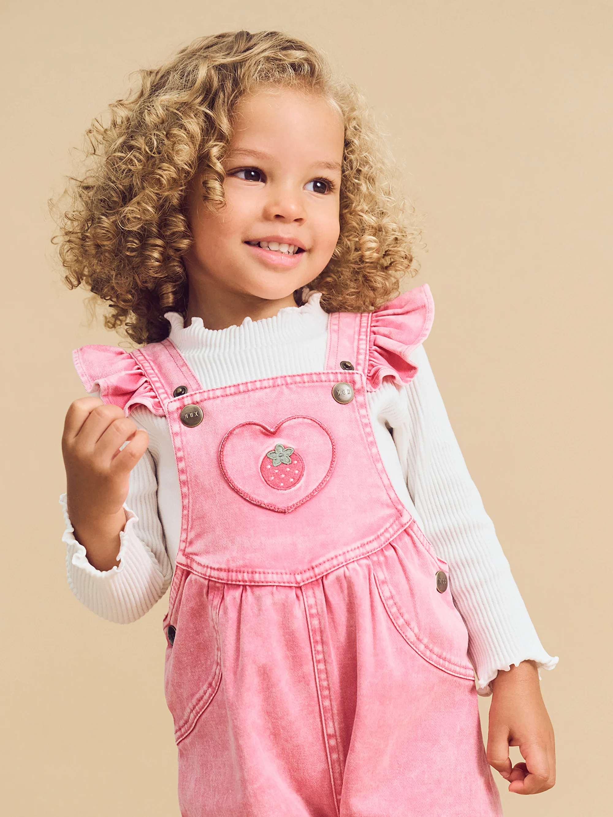 Berry Vintage Overall - Bubblegum - Image 3
