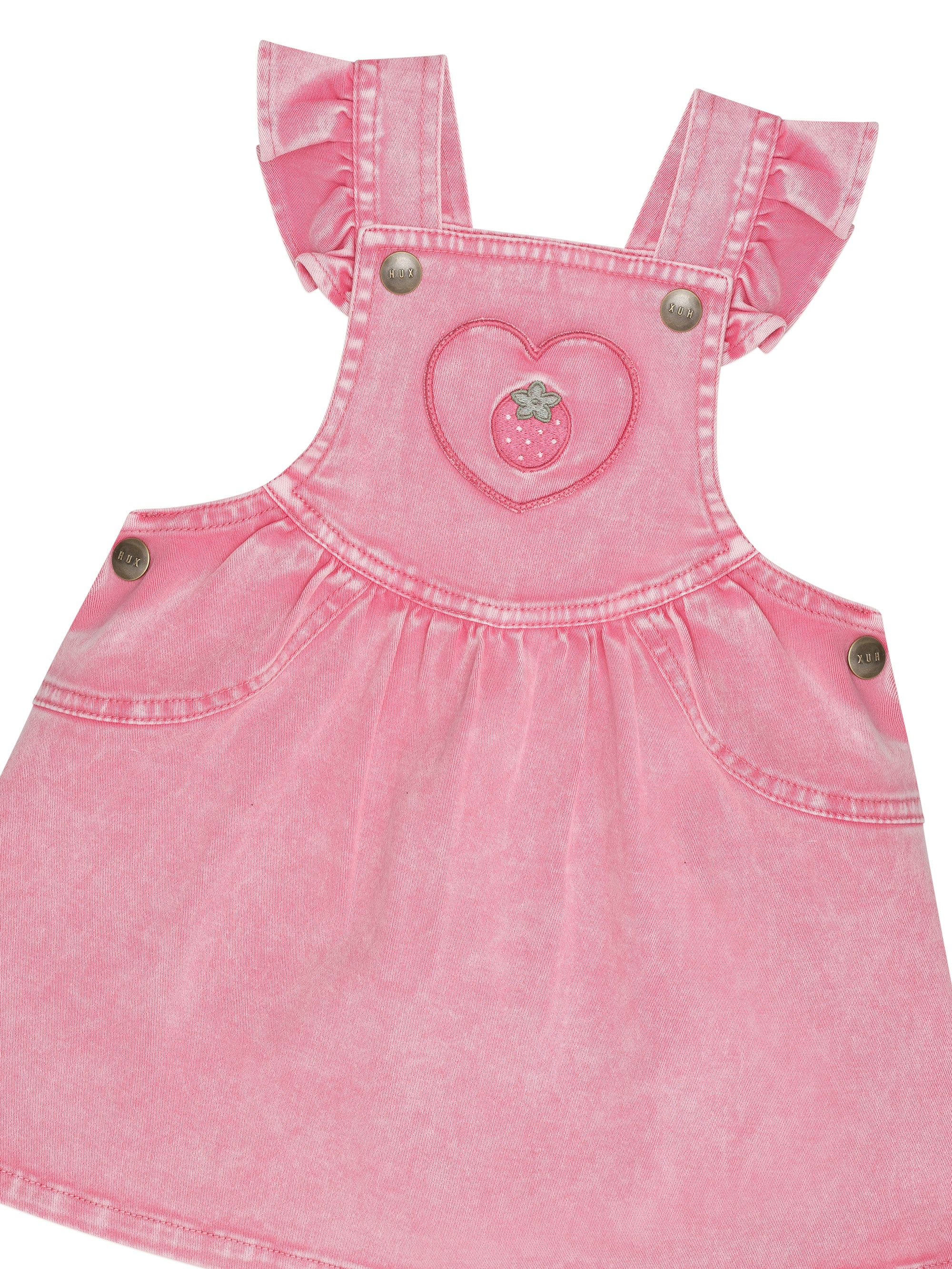 Berry Vintage Pinafore Dress - Bubblegum - Image 2